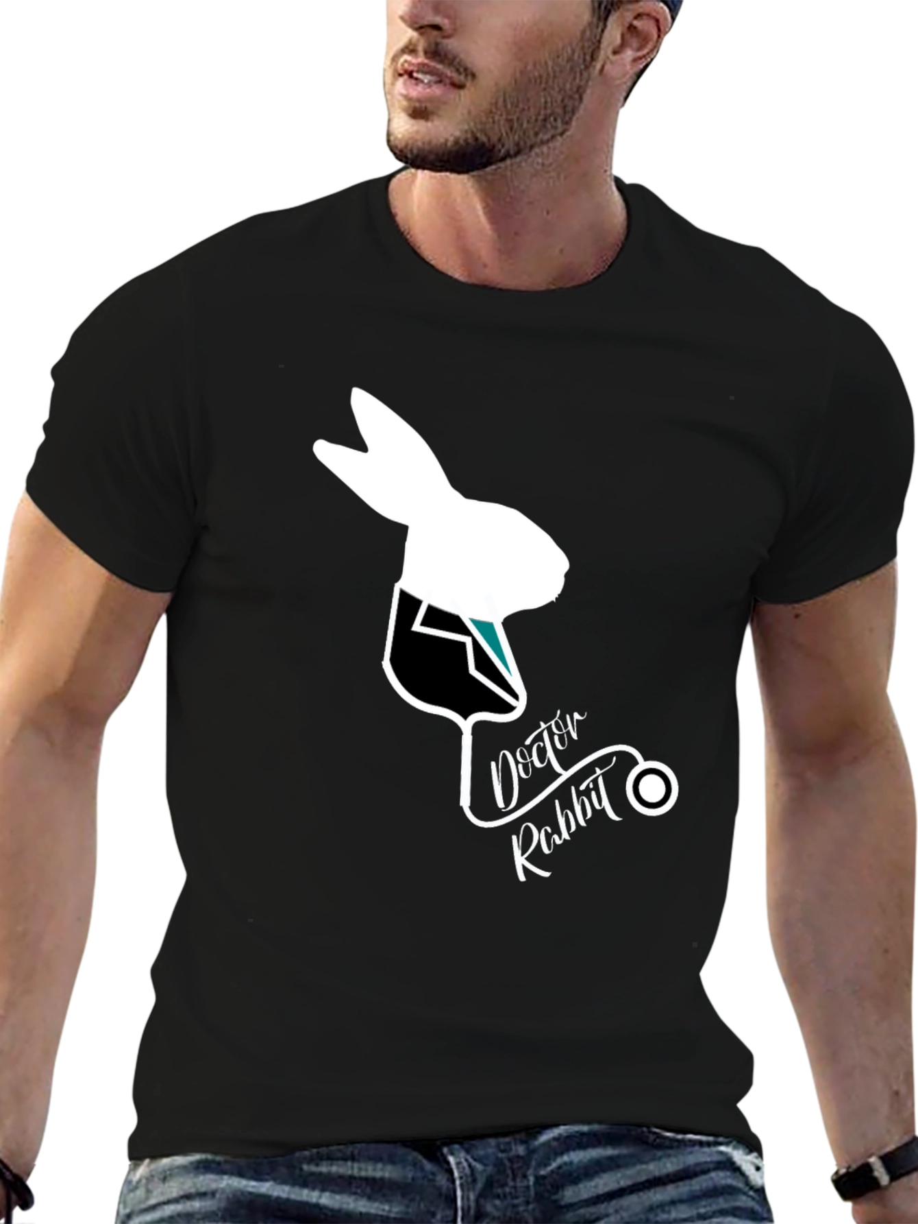 Doctor Rabbit Graphic T-Shirt - Unisex Cotton Tee