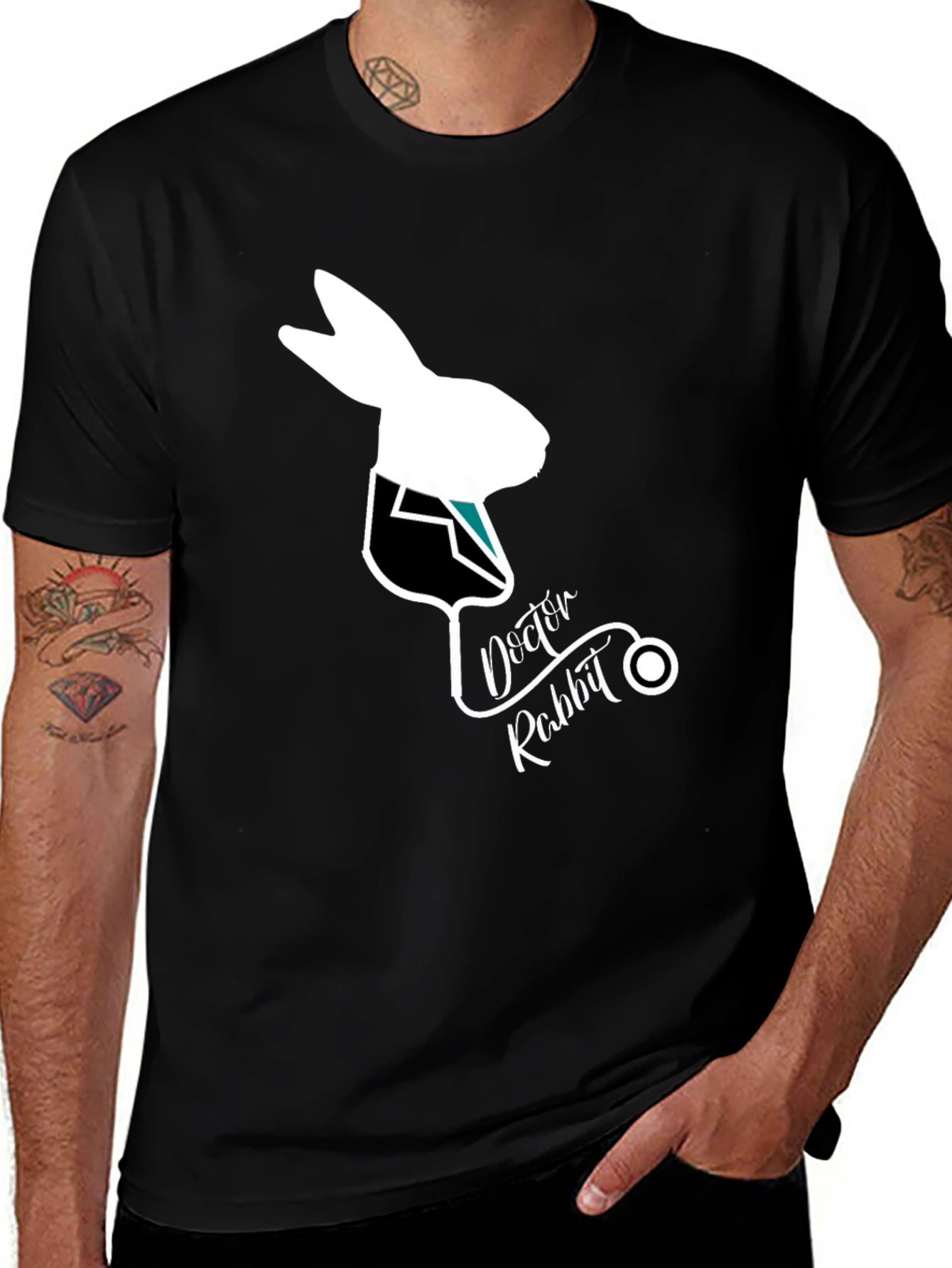 Doctor Rabbit Graphic T-Shirt - Unisex Cotton Tee