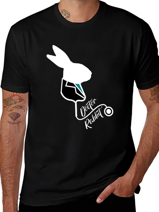 Doctor Rabbit Graphic T-Shirt - Unisex Cotton Tee