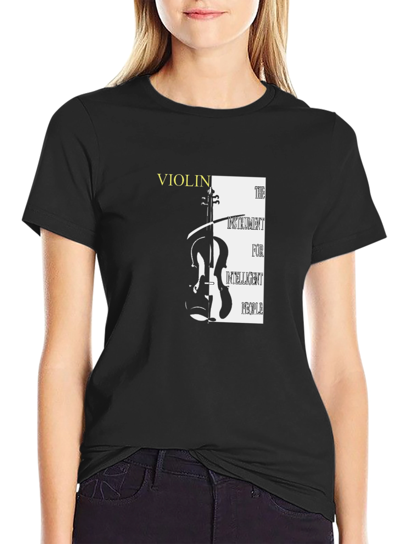 Violin Lover T-Shirt - Intelligent People Instrument Tee