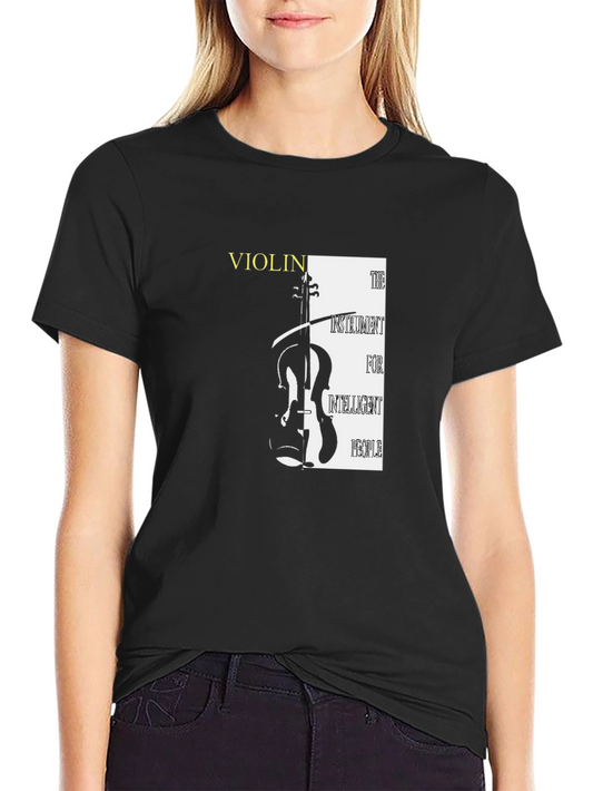 Violin Lover T-Shirt - Intelligent People Instrument Tee