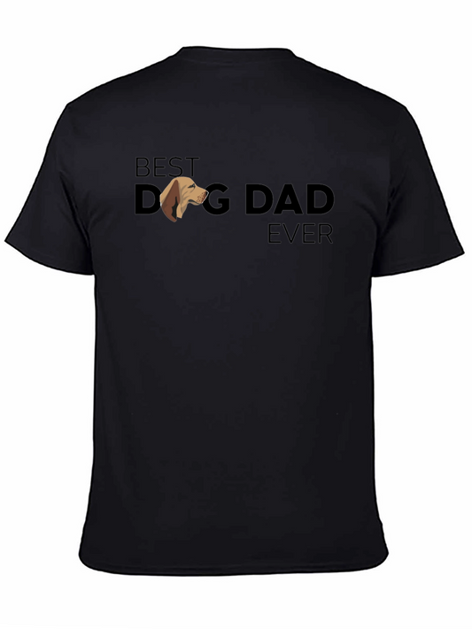 Best Dog Dad Ever T-Shirt - Black