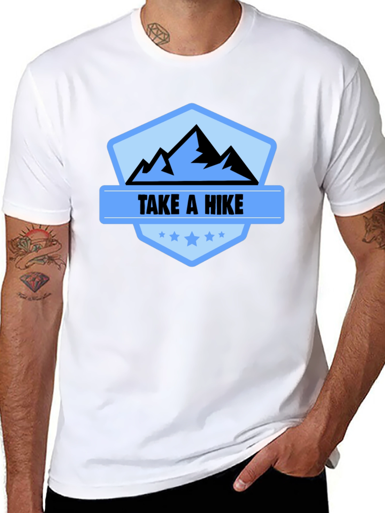 Take A Hike Graphic Tee - Mountain Adventure Shirt