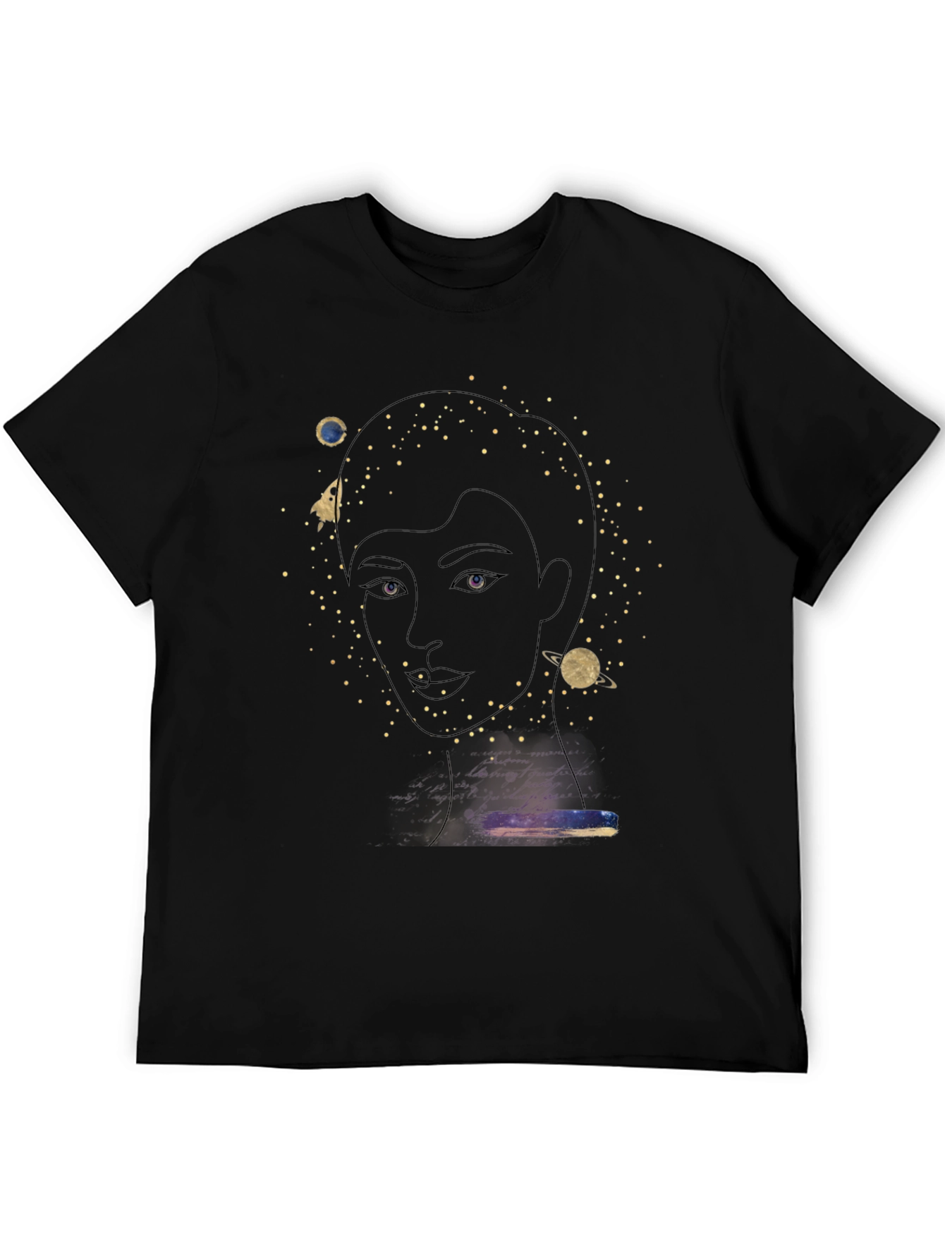 Celestial Portrait Graphic T-Shirt