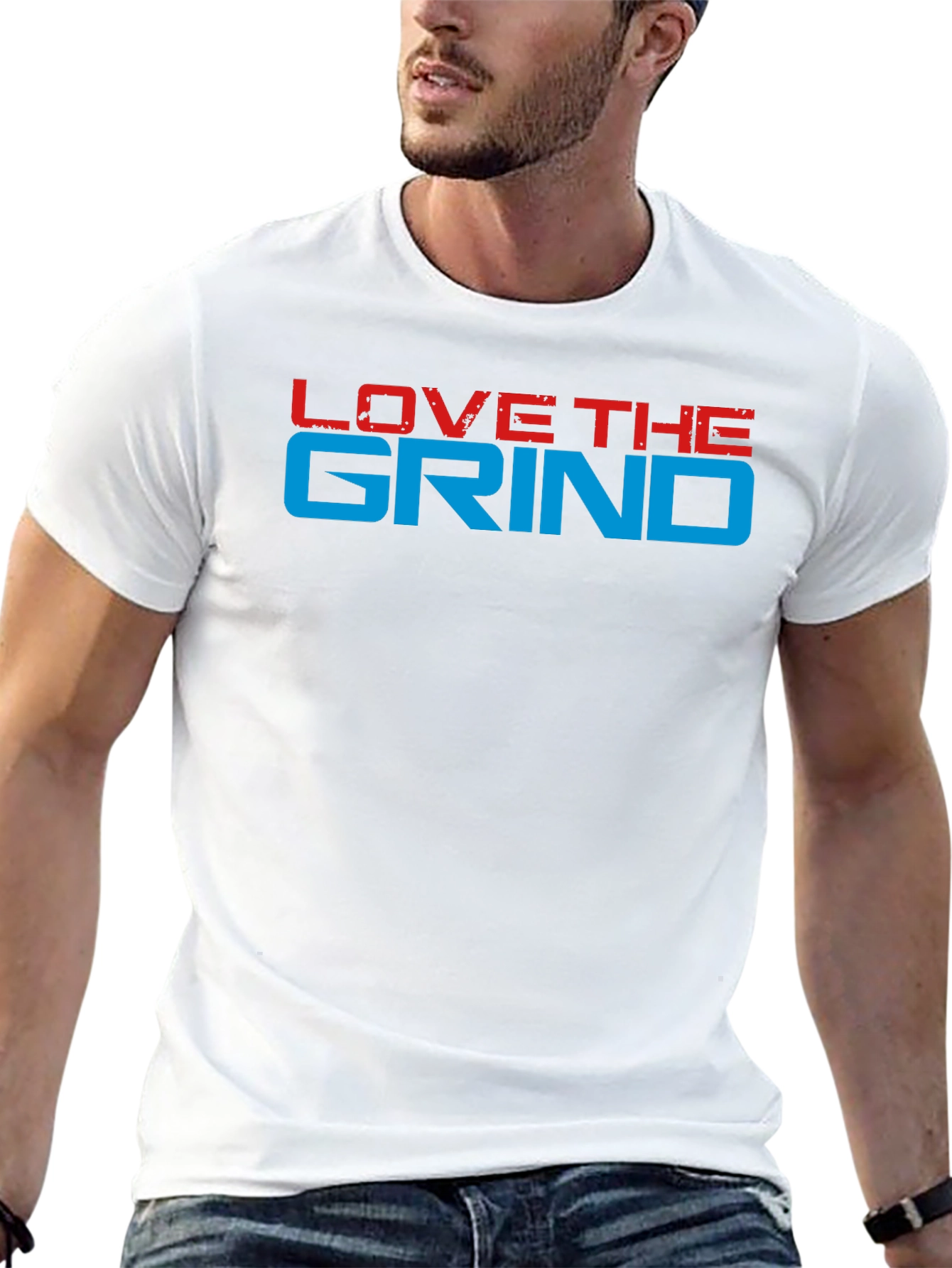 Love The Grind Graphic Tee - Motivation T-Shirt