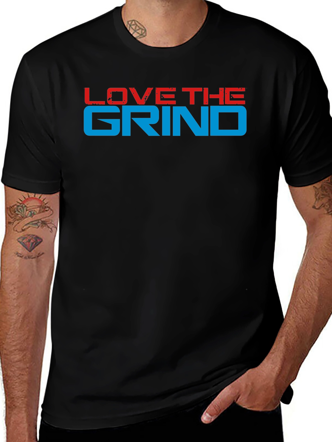Love The Grind Graphic Tee - Motivation T-Shirt