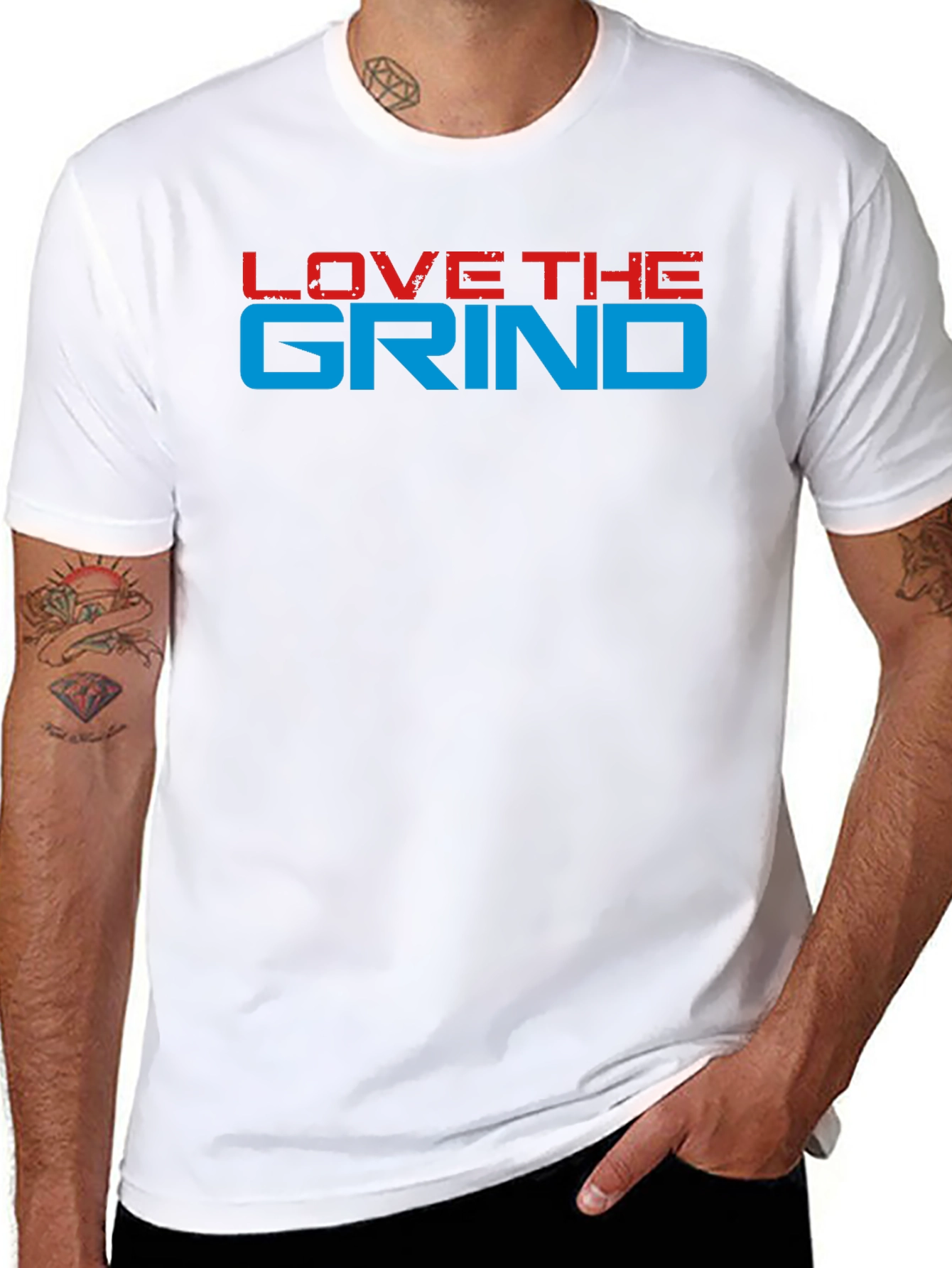 Love The Grind Graphic Tee - Motivation T-Shirt
