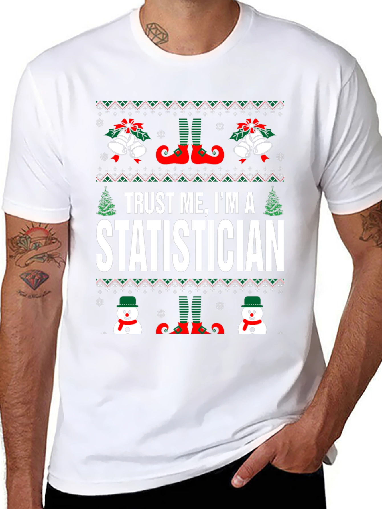 Trust Me Im A Statistician Christmas T-Shirt