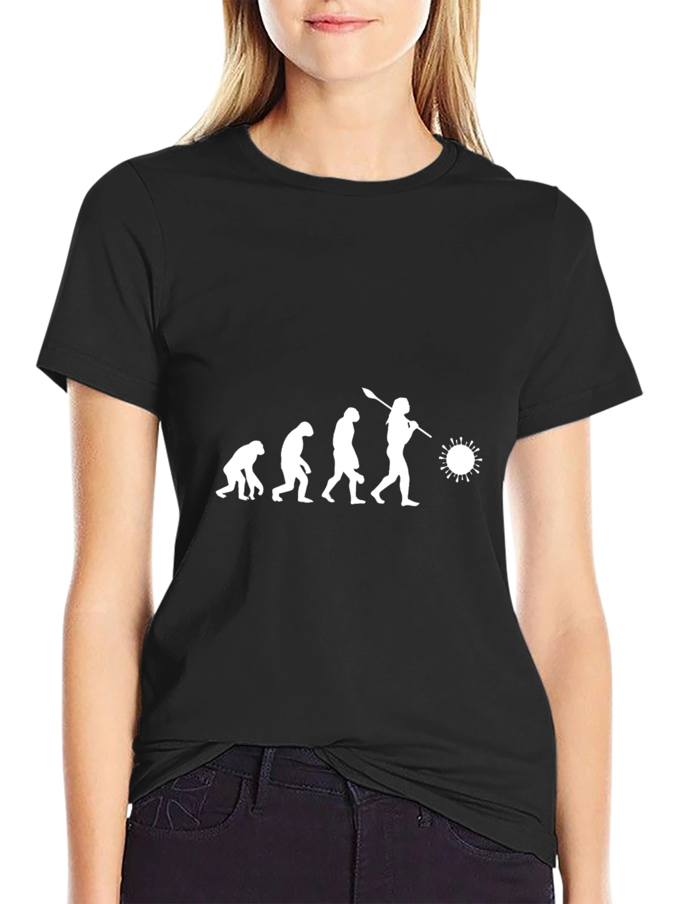 Evolution Funny T-Shirt - Black
