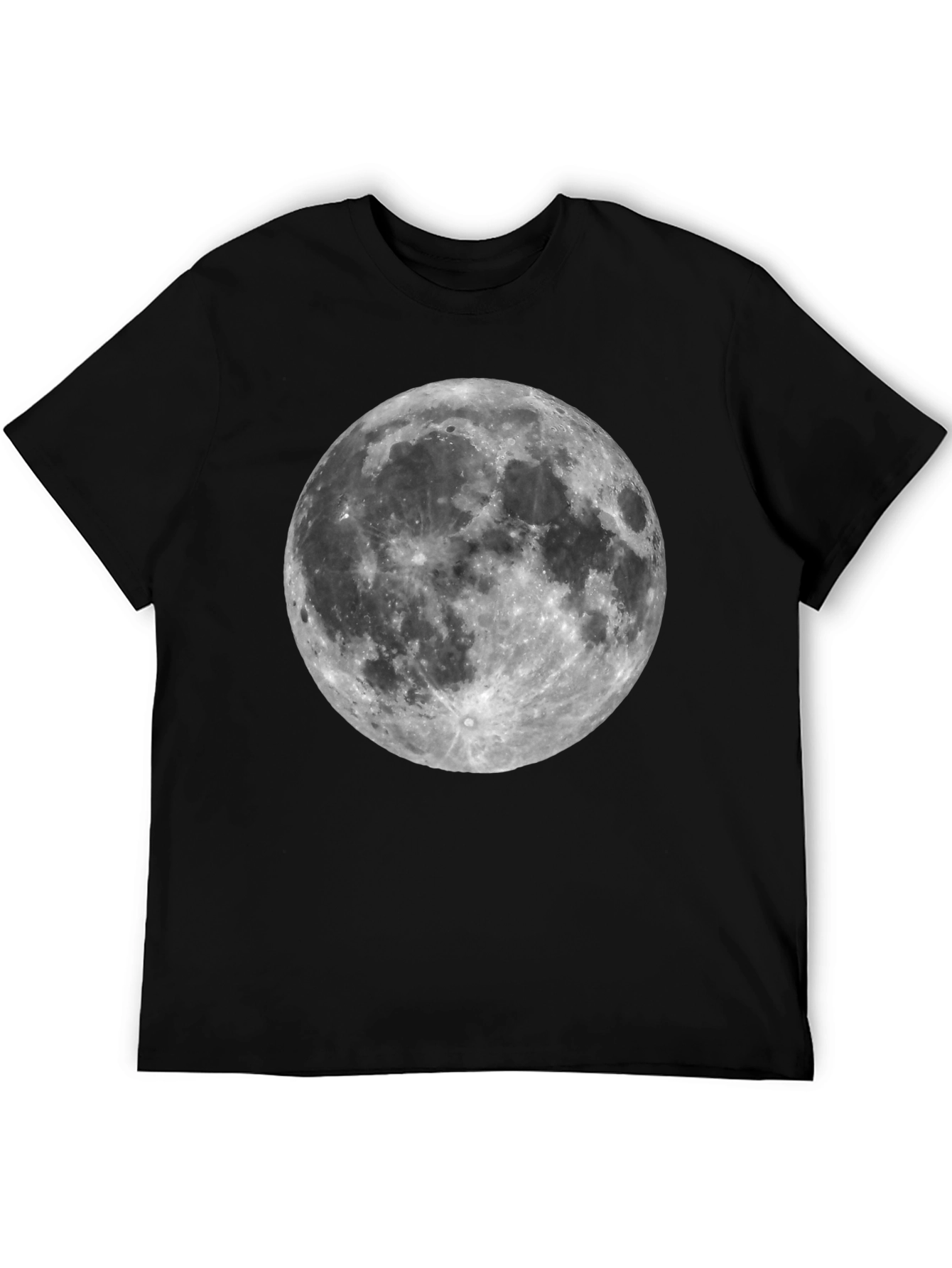 Moon Graphic Black T-Shirt - Celestial Style