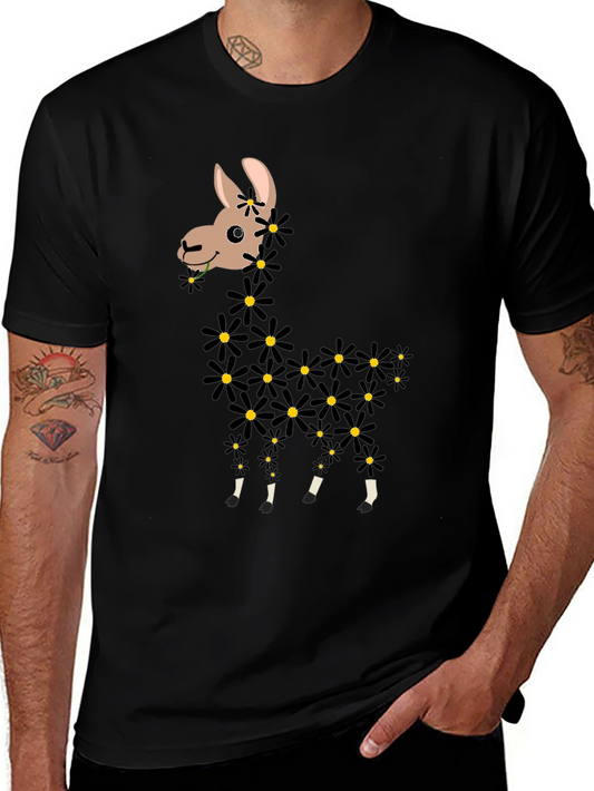 Llama Flower T-Shirt
