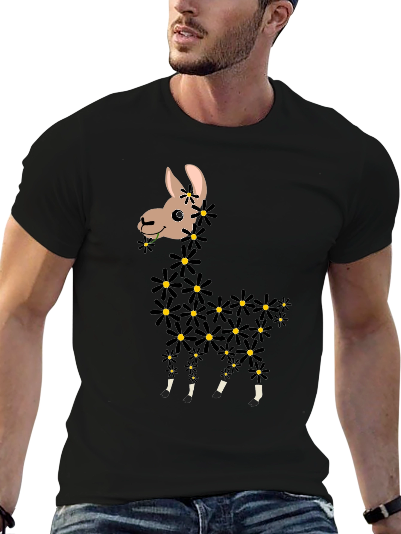 Llama Flower T-Shirt