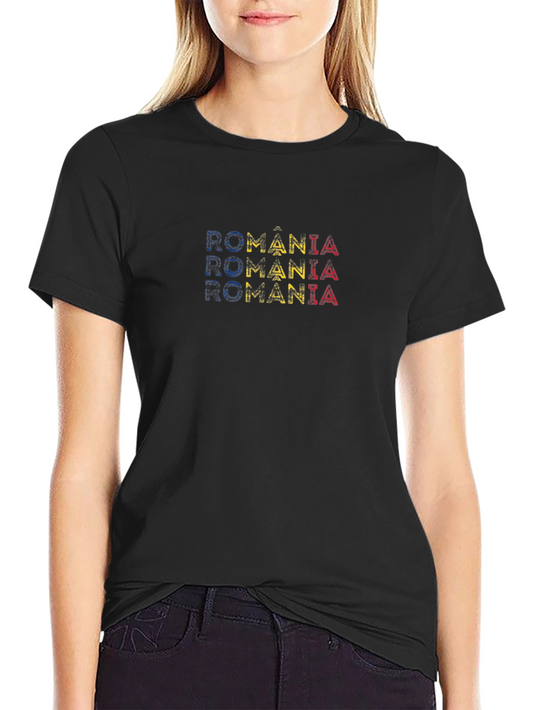 Romania Flag T-Shirt Patriotic Tee