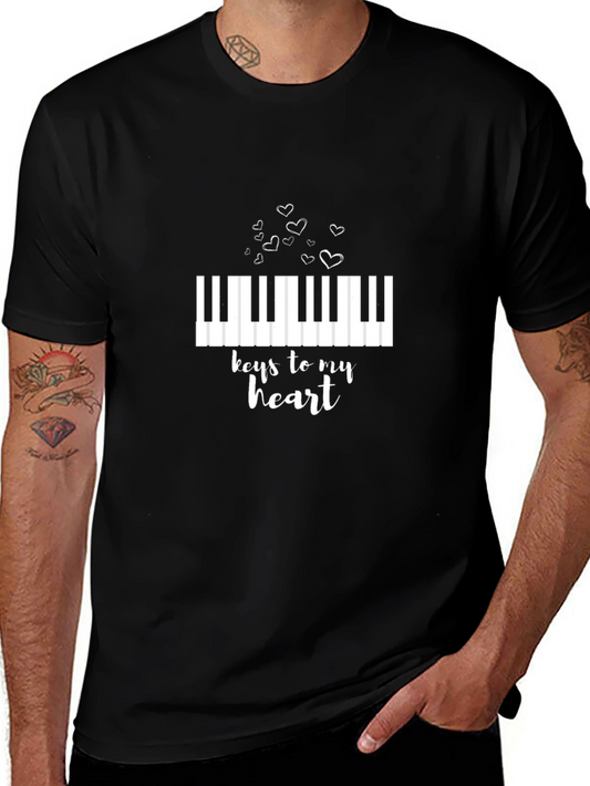Keys To My Heart Piano T-Shirt