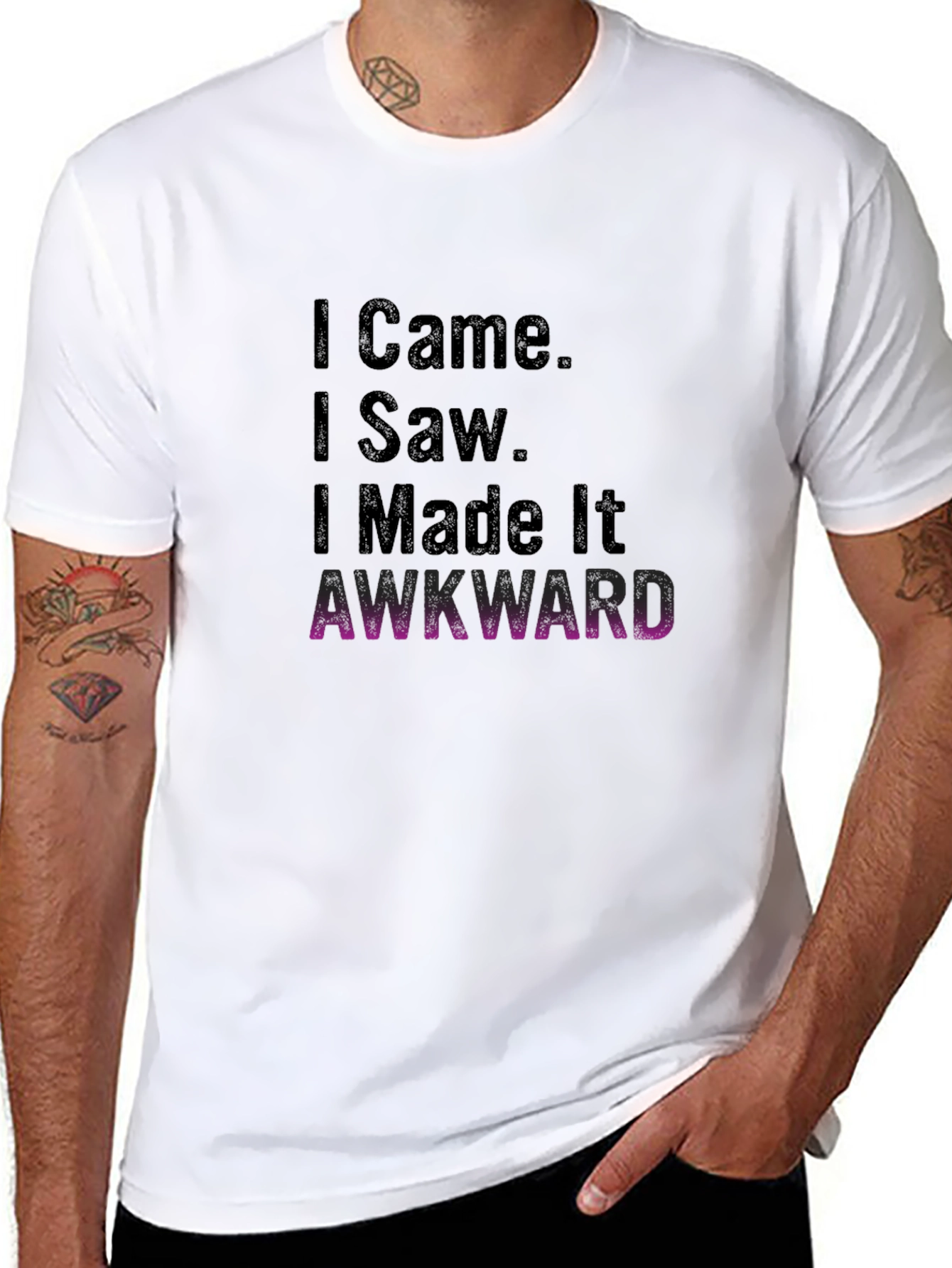 Awkward Humor Graphic T-Shirt