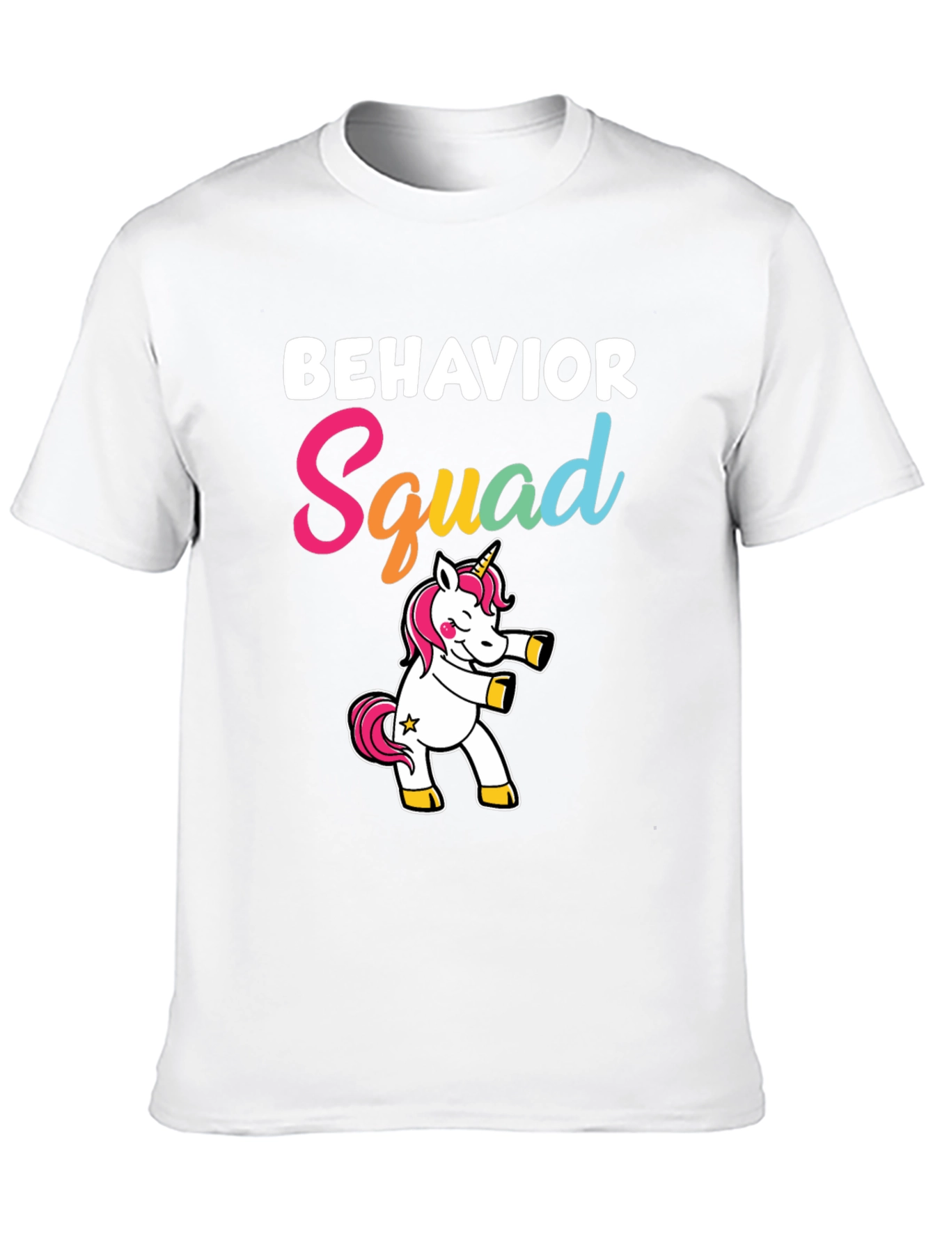 Behavior Squad Unicorn Graphic T-Shirt