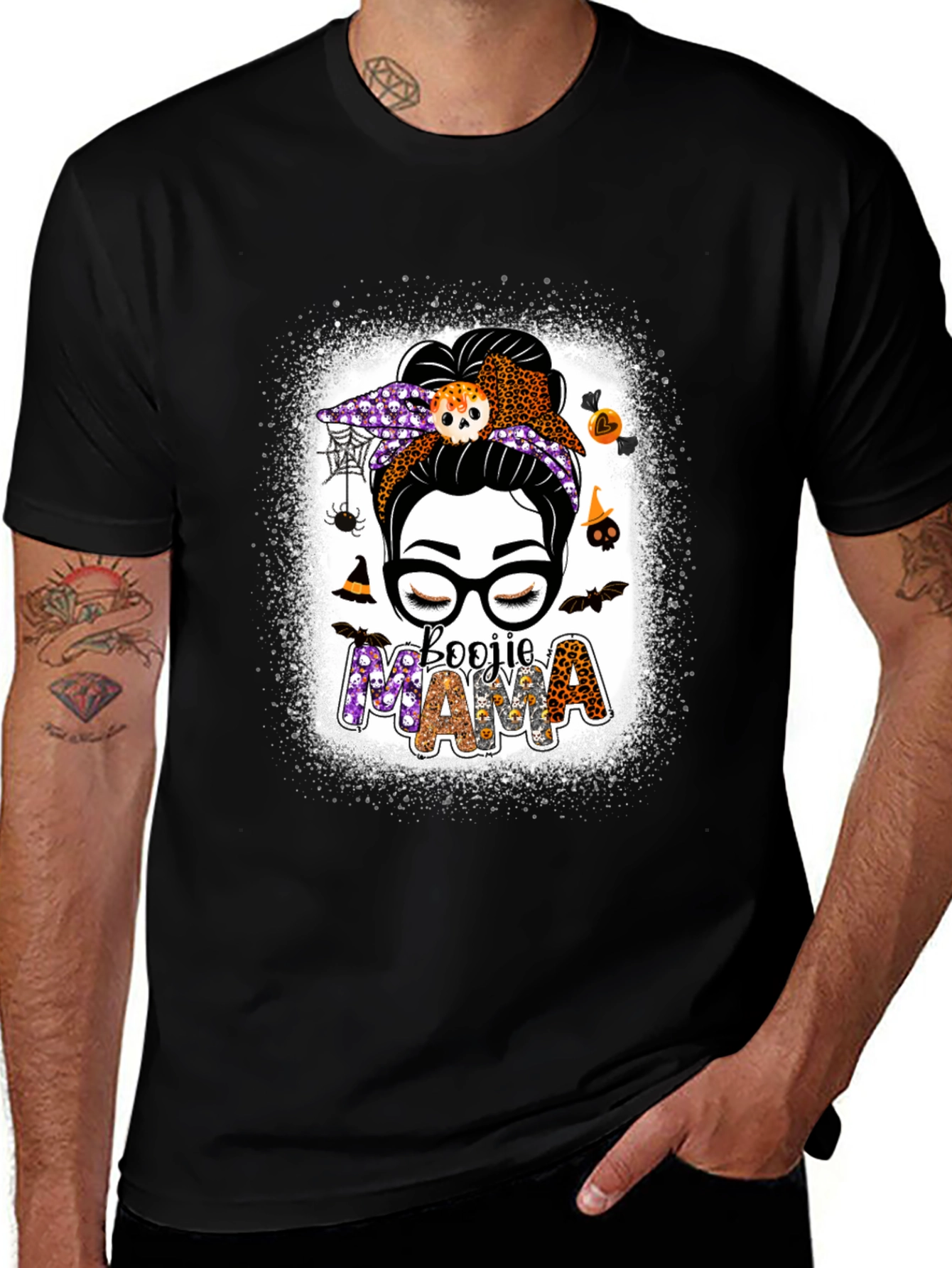 Boojie Mama Halloween Graphic T-Shirt