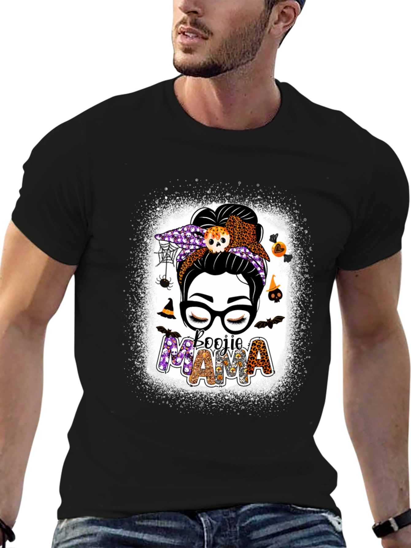Boojie Mama Halloween Graphic T-Shirt