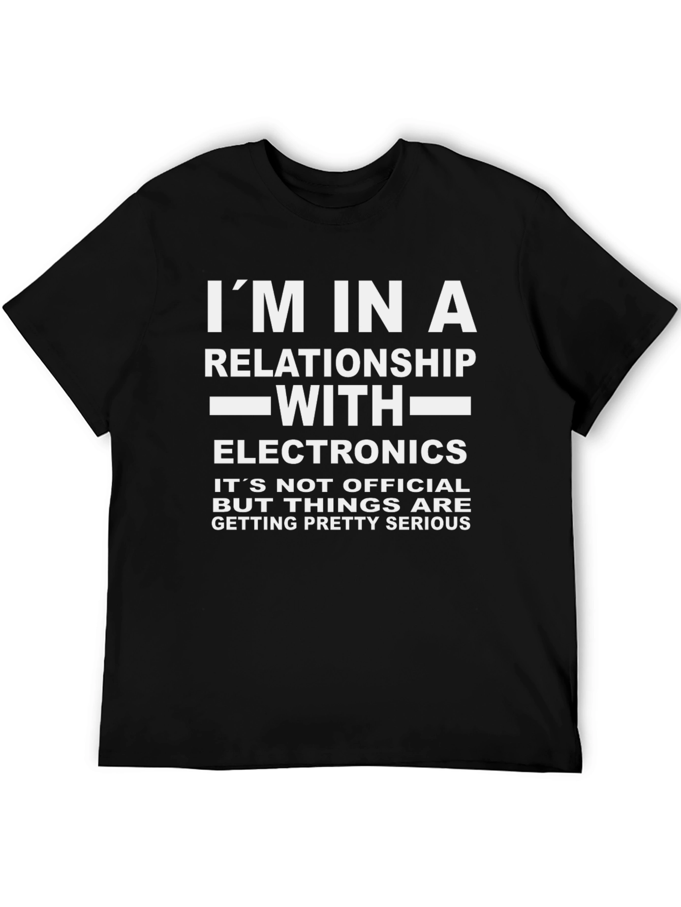 Electronics Relationship Graphic Tee - Funny Geek Shirt