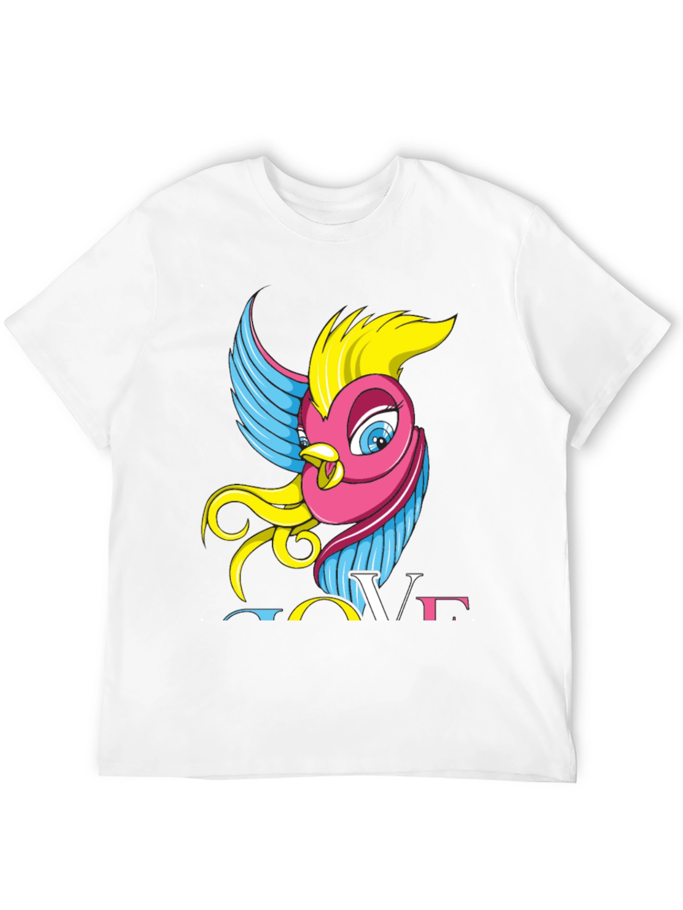Love Bird Graphic T-Shirt - Fun & Stylish