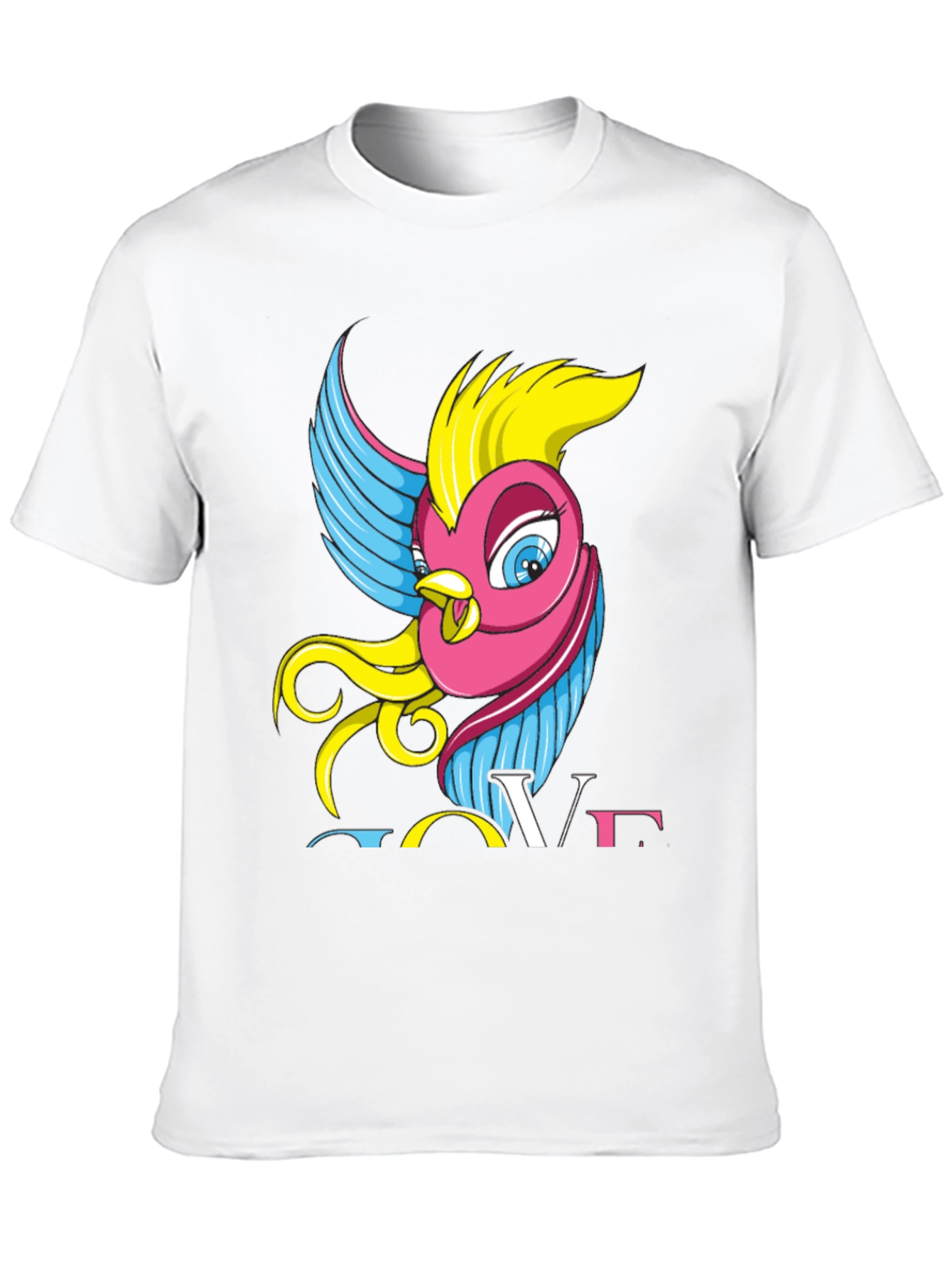 Love Bird Graphic T-Shirt - Fun & Stylish