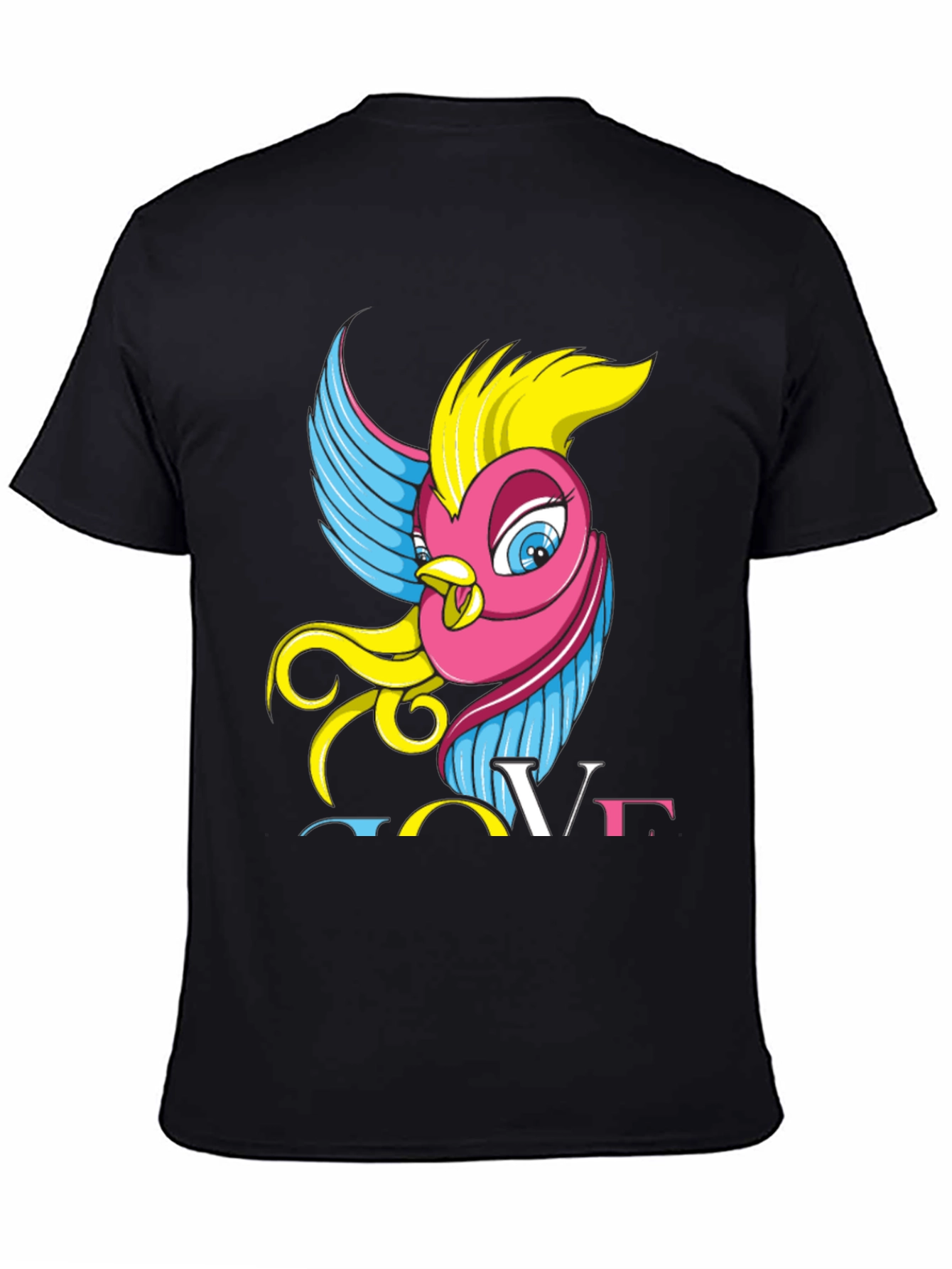 Love Bird Graphic T-Shirt - Fun & Stylish