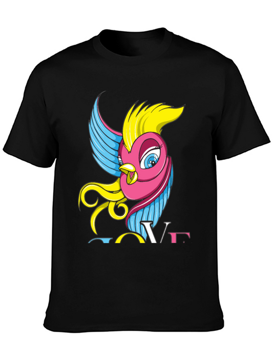 Love Bird Graphic T-Shirt - Fun & Stylish