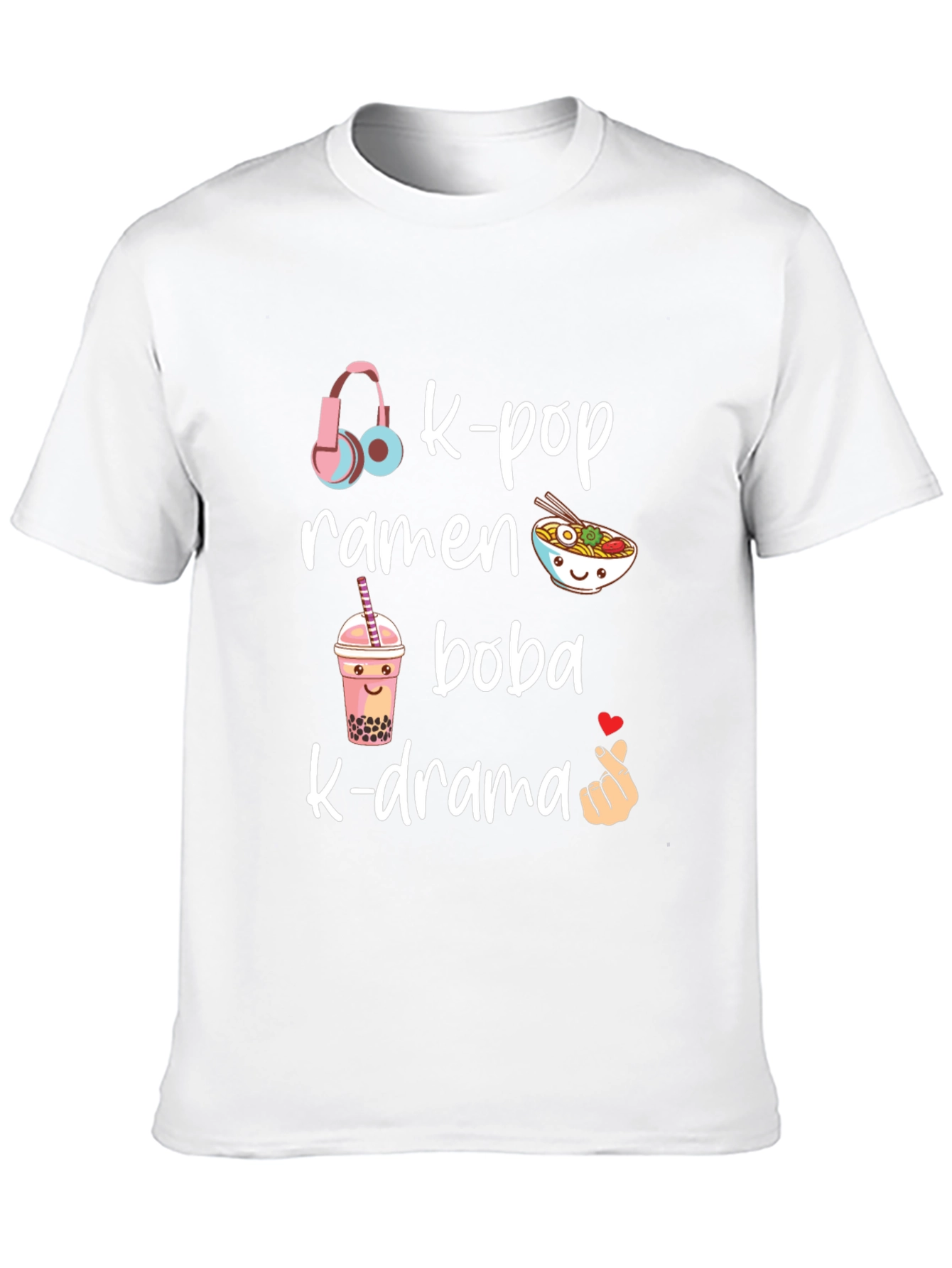 K-Pop Ramen Boba K-Drama T-Shirt