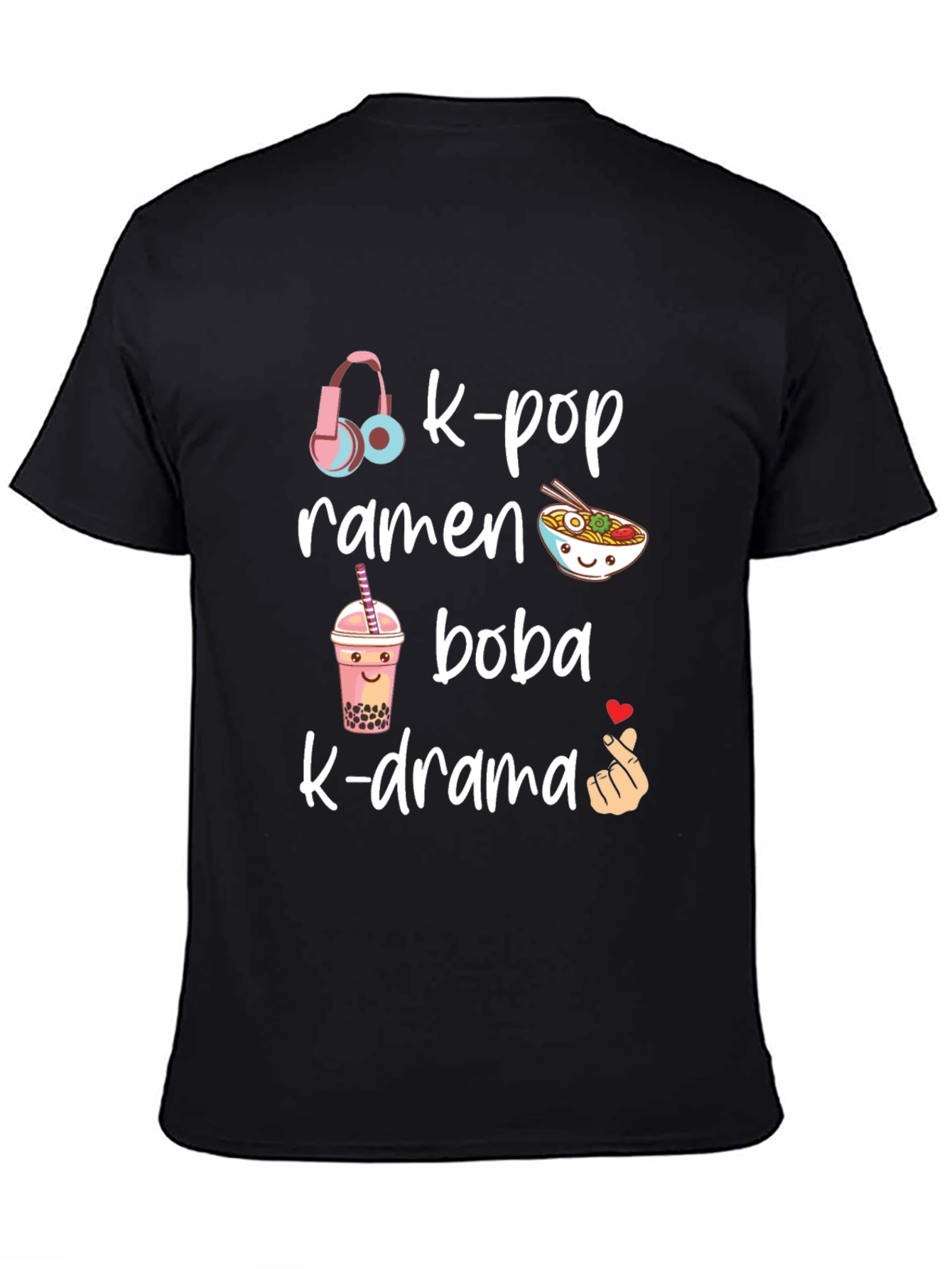 K-Pop Ramen Boba K-Drama T-Shirt