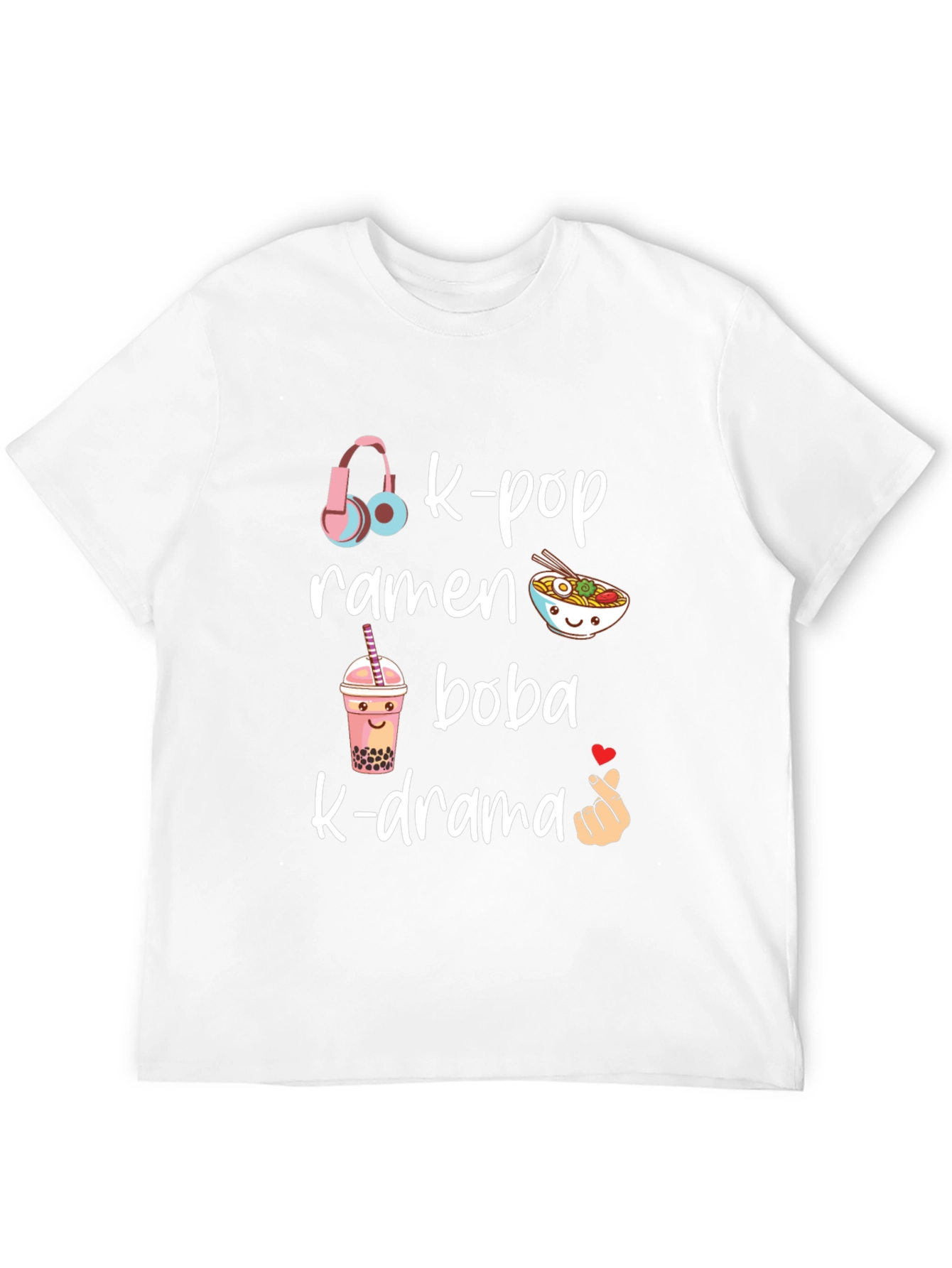 K-Pop Ramen Boba K-Drama T-Shirt