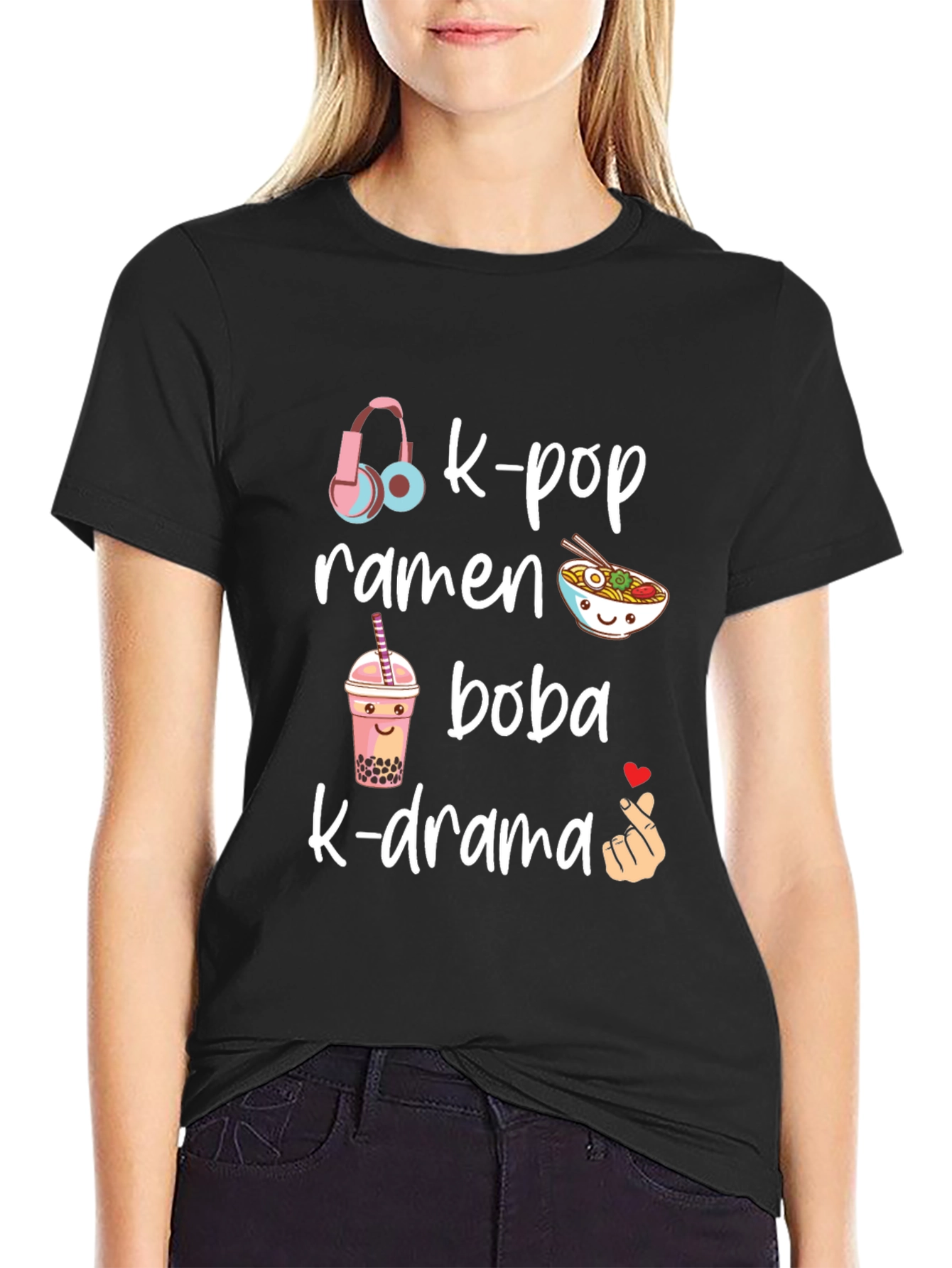 K-Pop Ramen Boba K-Drama T-Shirt