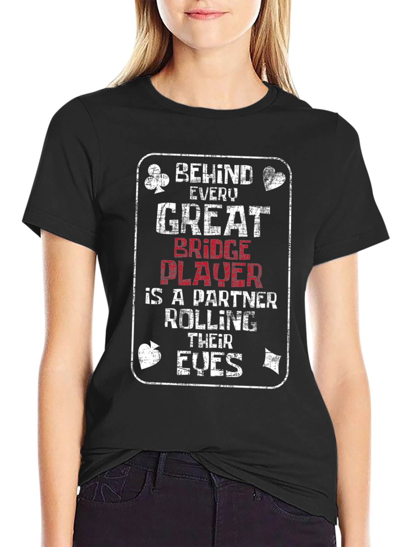 Bridge Player Graphic T-Shirt
