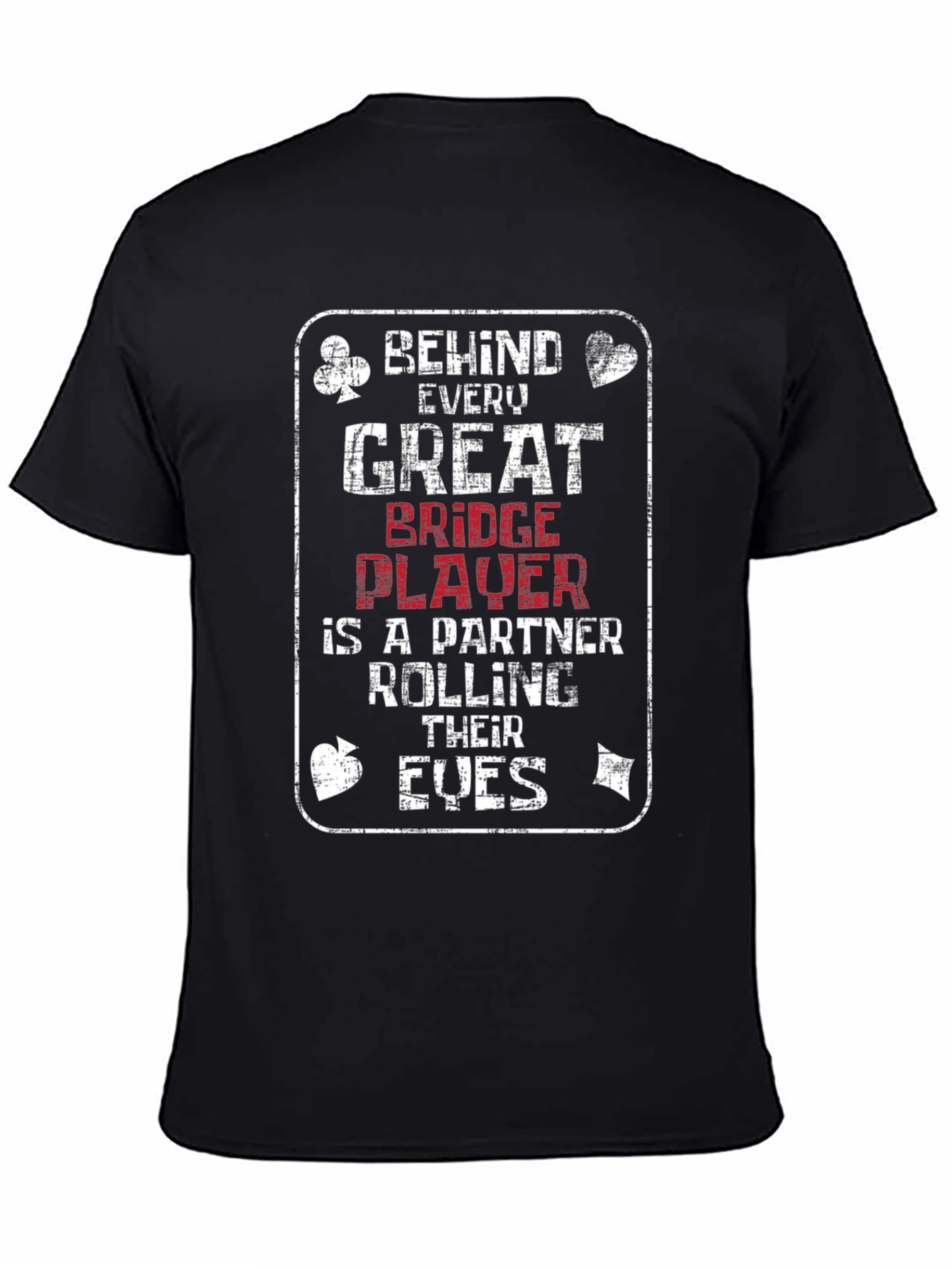 Bridge Player Graphic T-Shirt