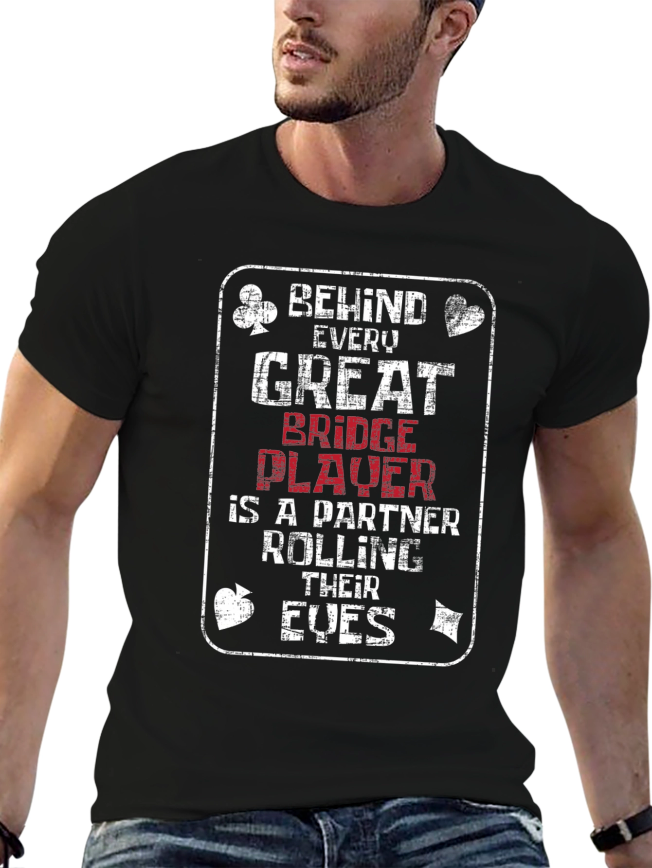 Bridge Player Graphic T-Shirt
