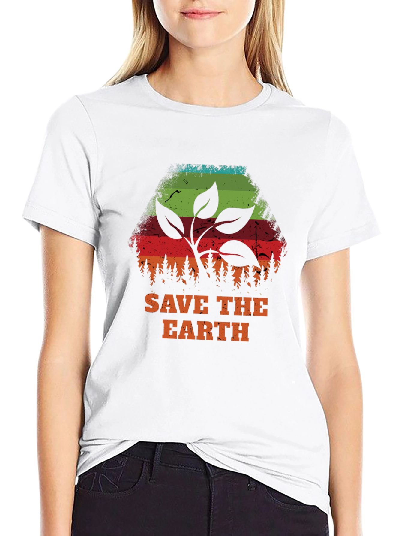 Save the Earth Graphic Tee - Eco-Friendly Design