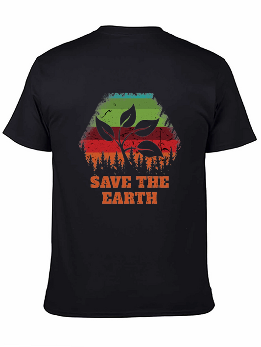 Save the Earth Graphic Tee - Eco-Friendly Design