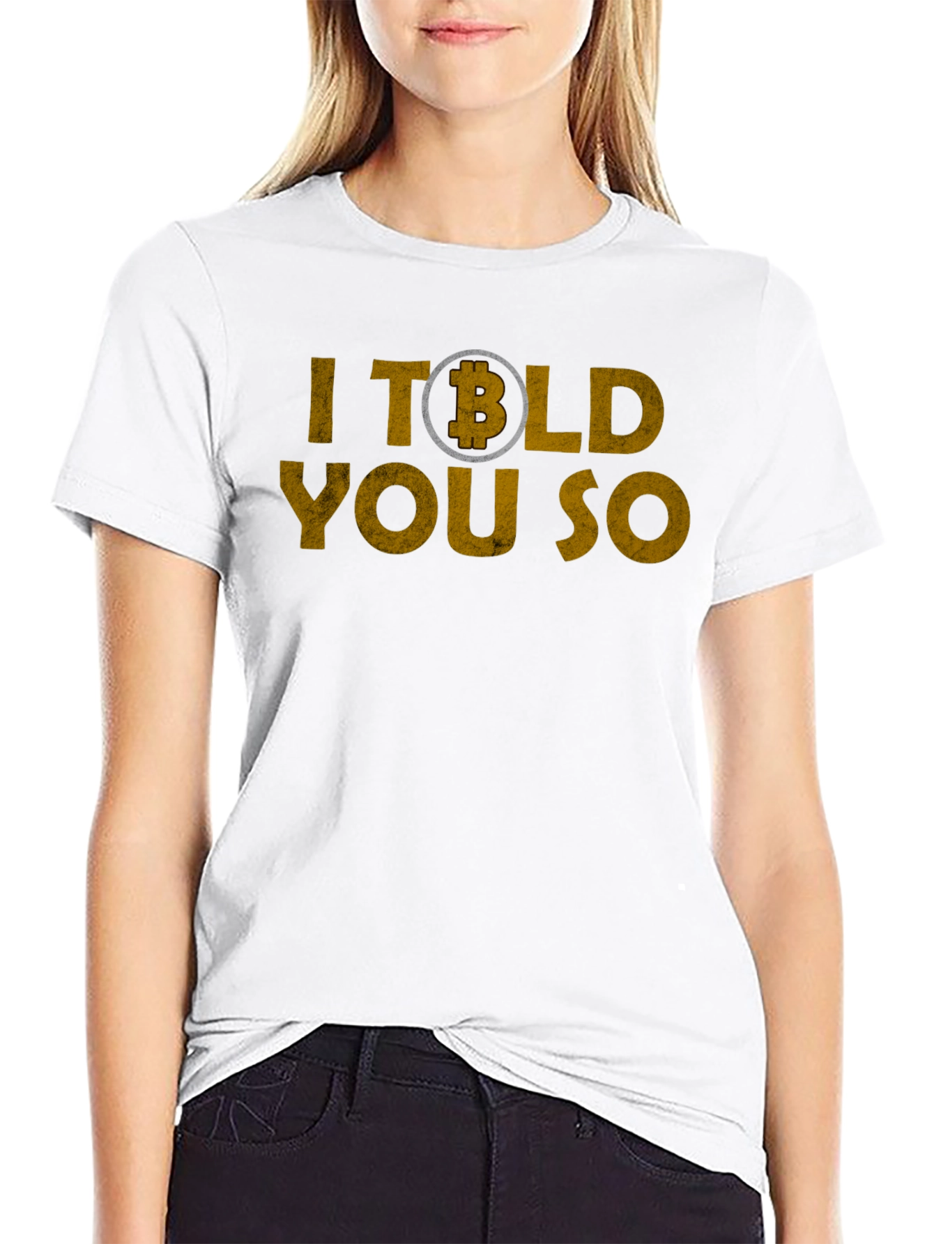 Bitcoin Crypto T-Shirt - I Told You So