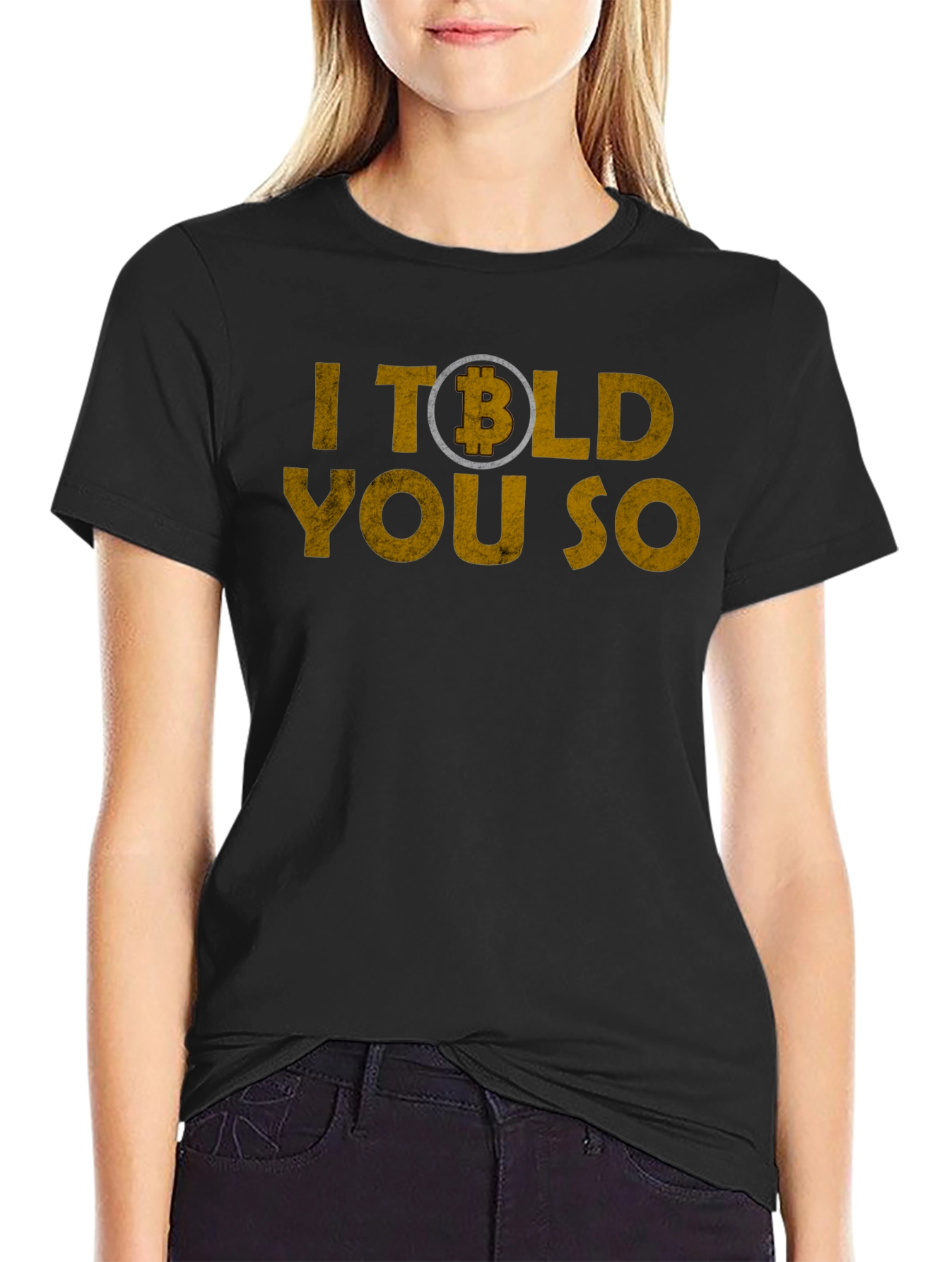 Bitcoin Crypto T-Shirt - I Told You So