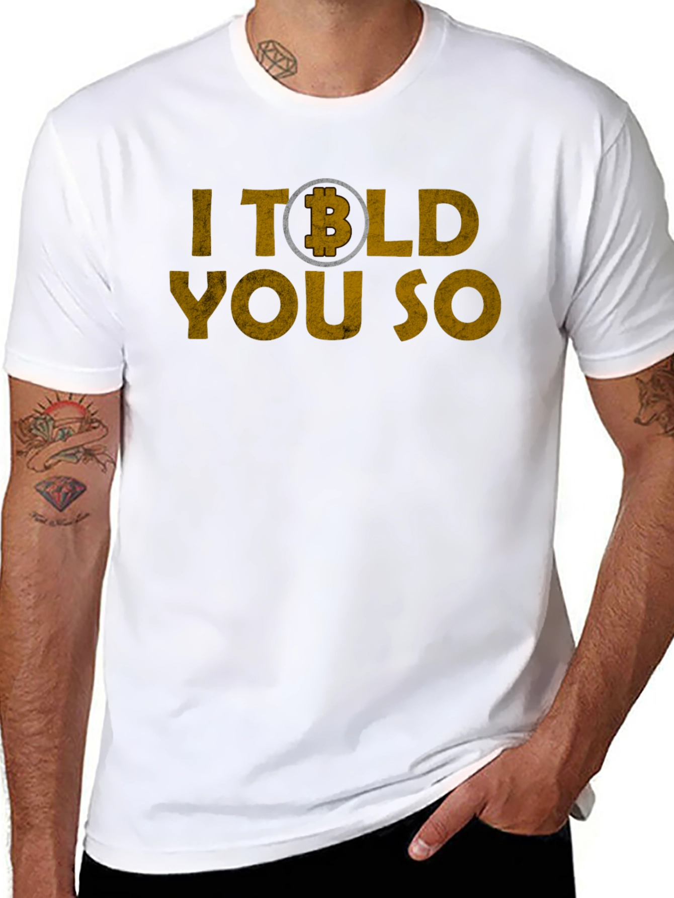 Bitcoin Crypto T-Shirt - I Told You So