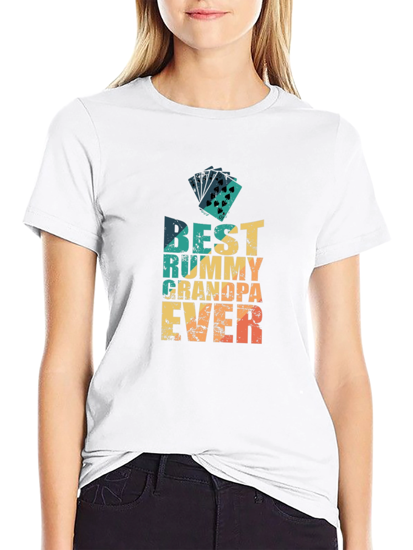 Best Rummy Grandpa Ever Graphic Tee