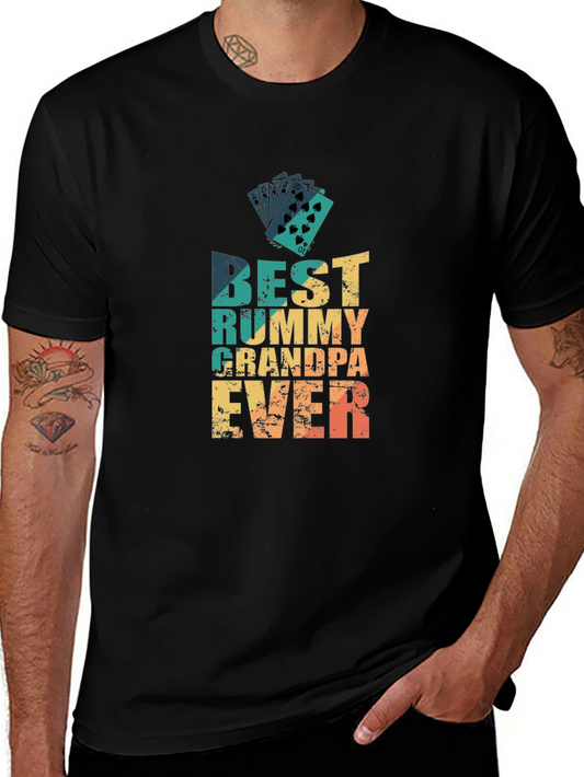 Best Rummy Grandpa Ever Graphic Tee