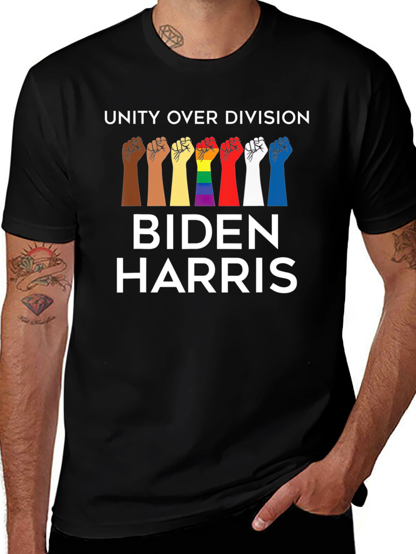 Unity Over Division Biden Harris T-Shirt