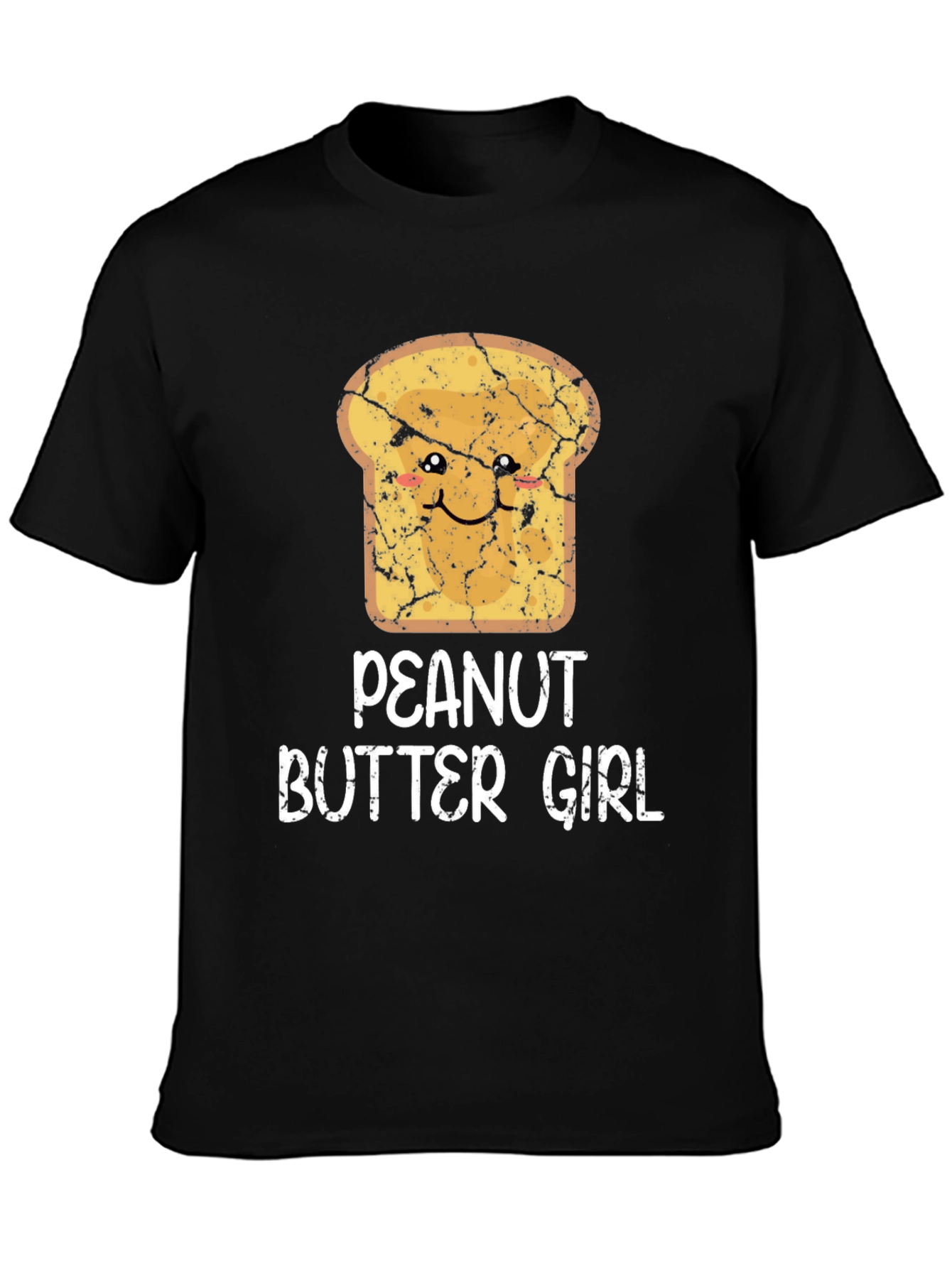 Peanut Butter Girl Funny Graphic T-Shirt