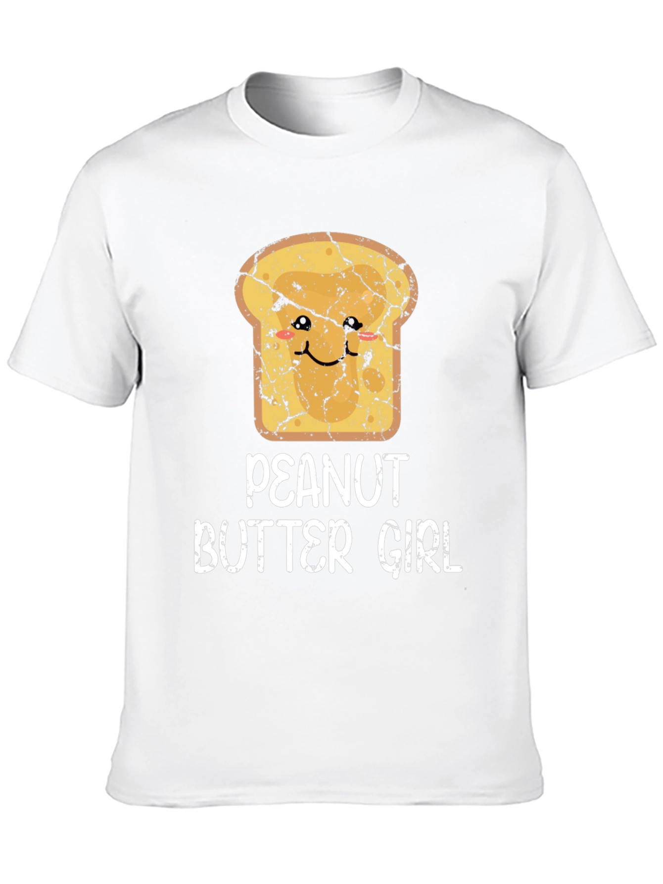 Peanut Butter Girl Funny Graphic T-Shirt