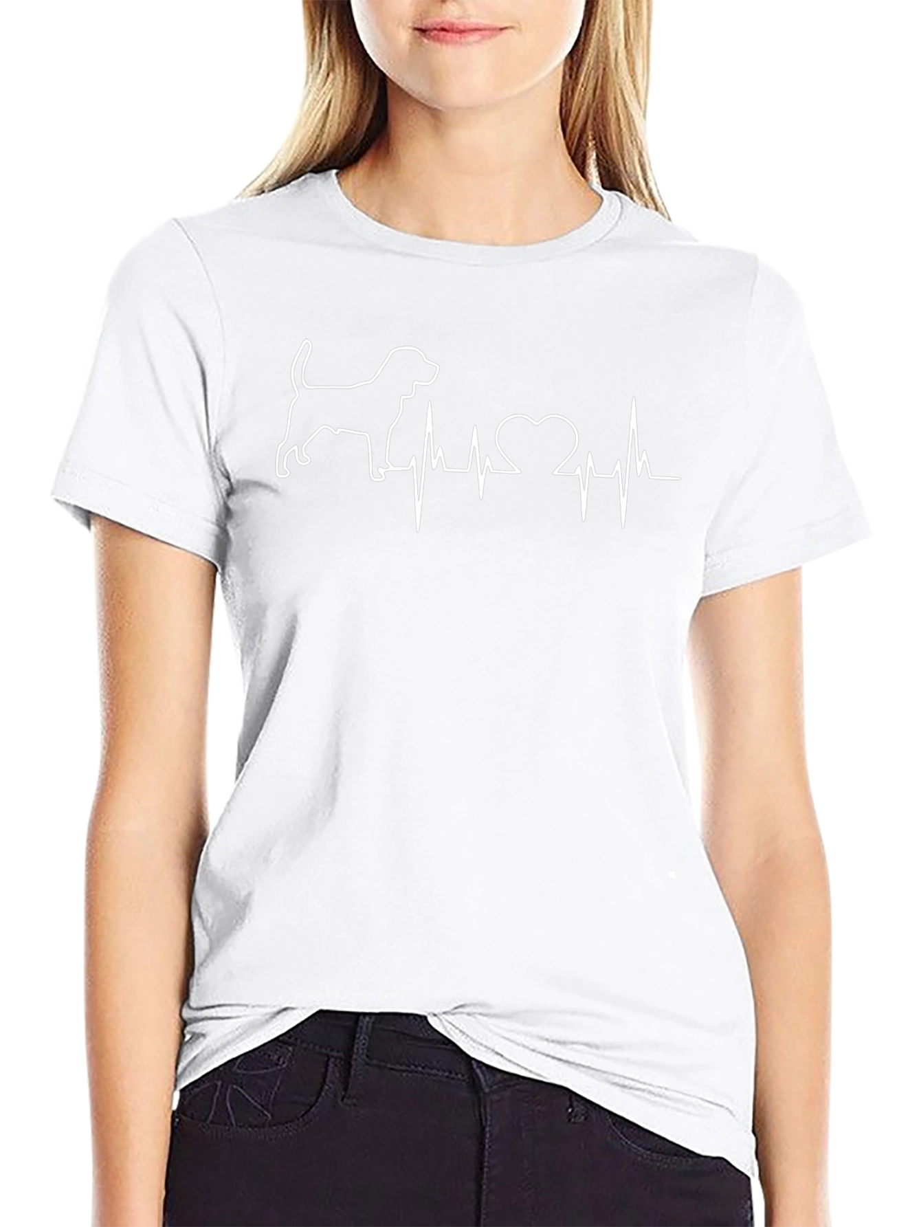 Dog Heartbeat T-Shirt - Love Your Pet