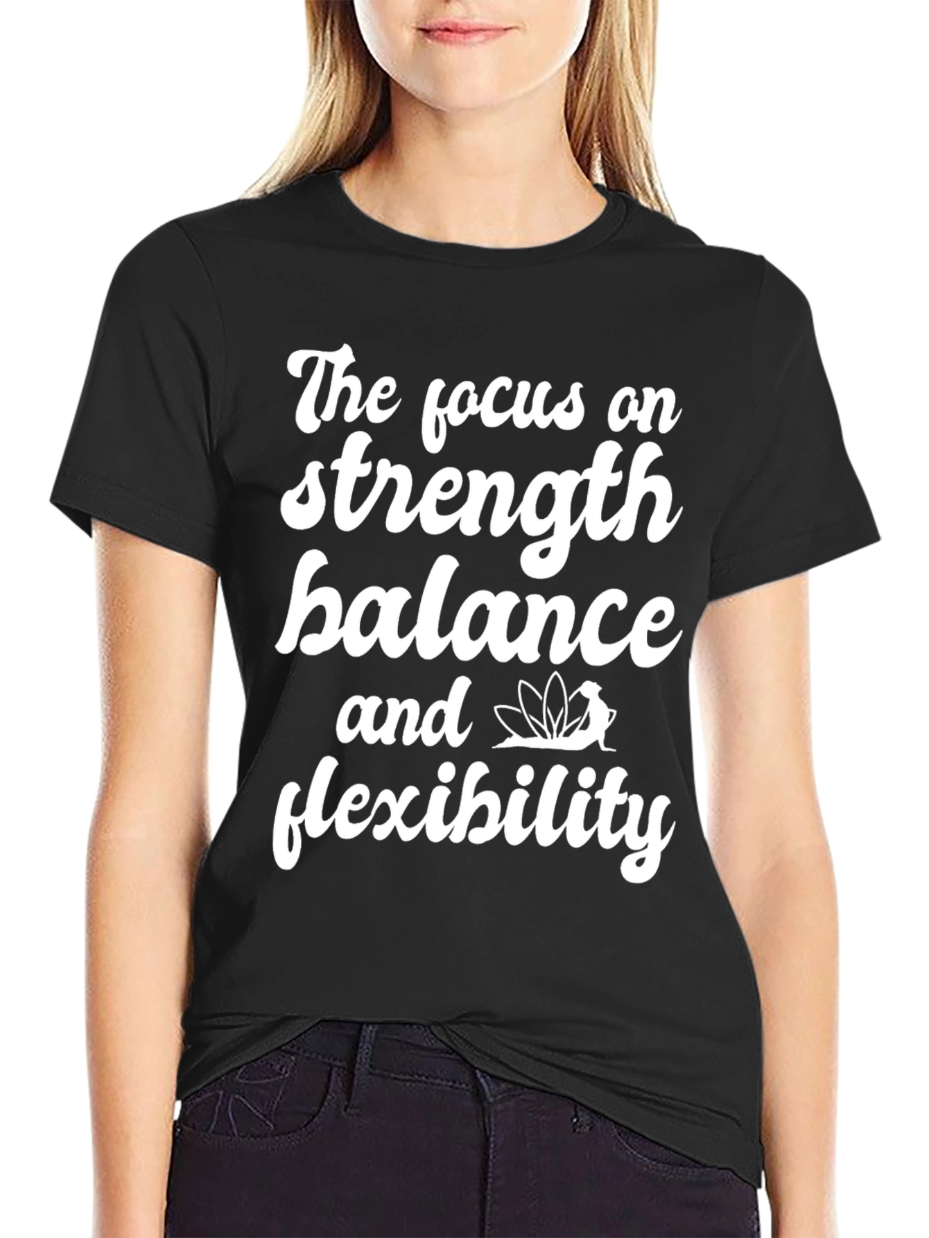 Strength Balance Flexibility T-Shirt - Yoga & Fitness