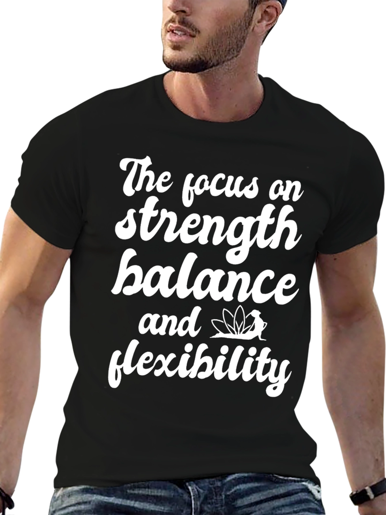 Strength Balance Flexibility T-Shirt - Yoga & Fitness