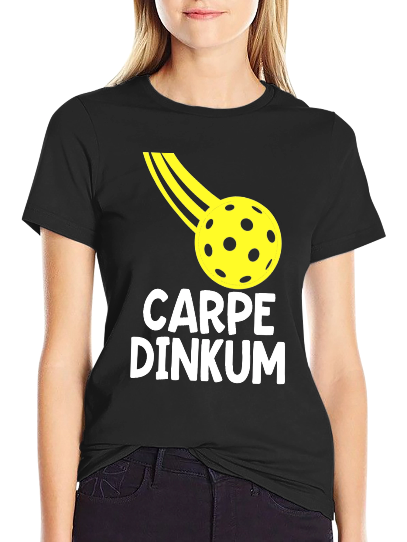 Carpe Dinkum Black Graphic Tee