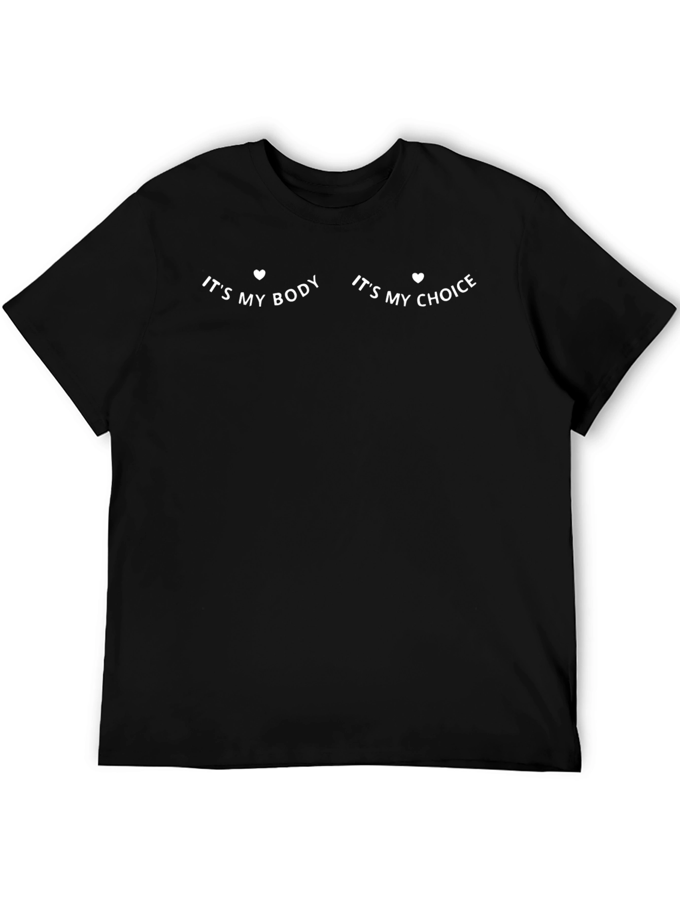 Its My Body Its My Choice Black Tee