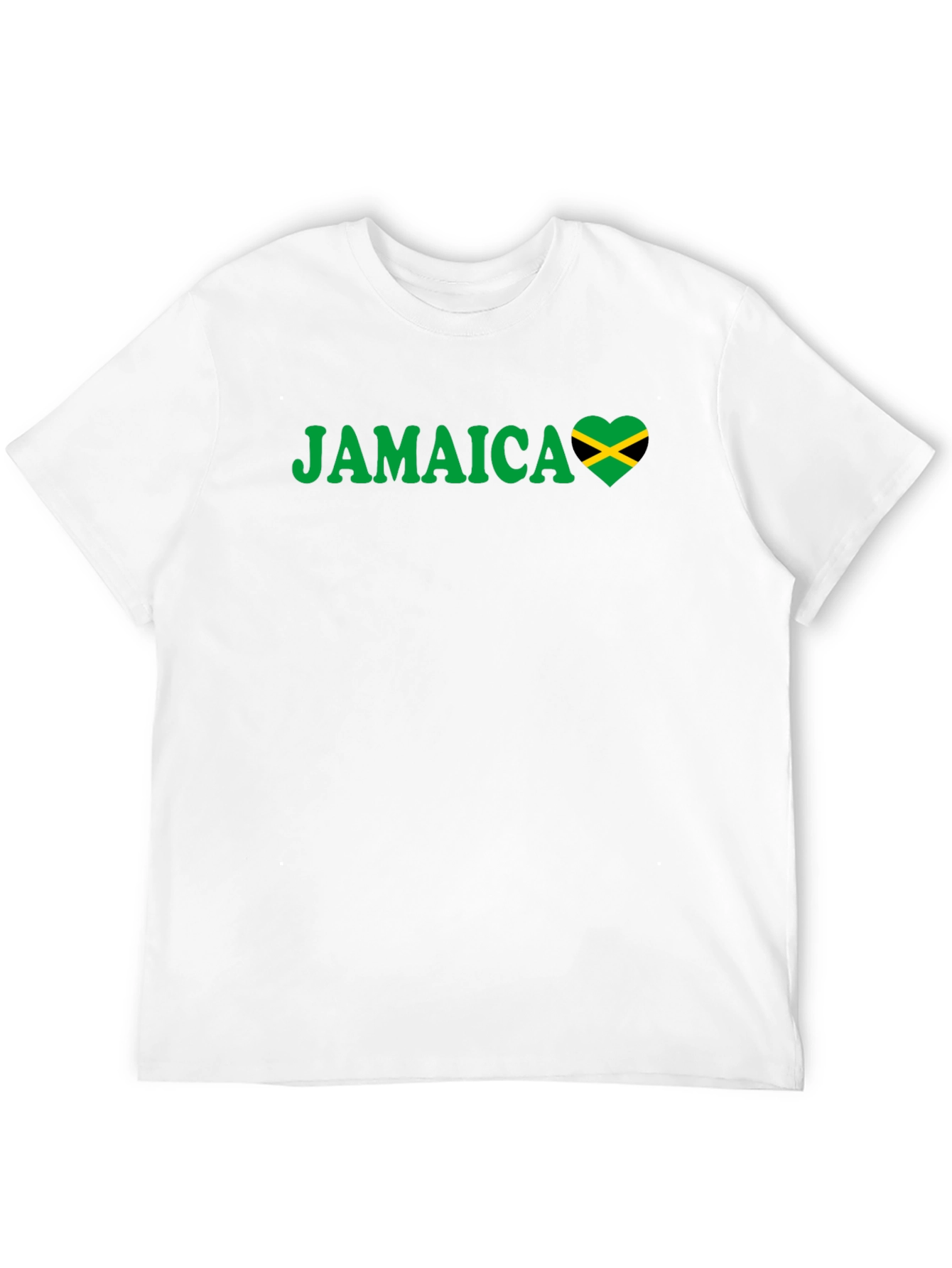 Jamaica Heart Flag T-Shirt